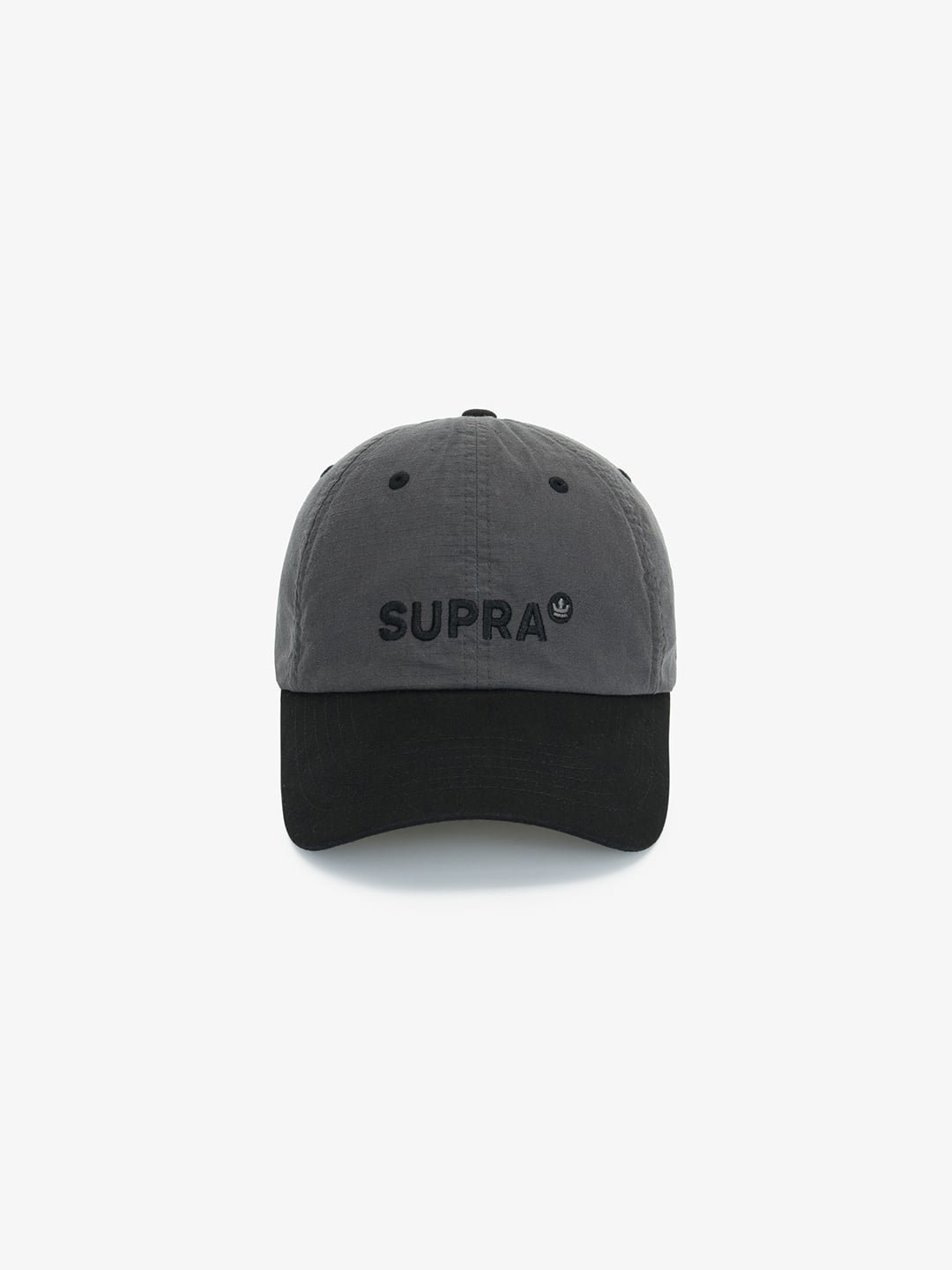 Crown Logo Point Color Block Unstructured Ball Cap