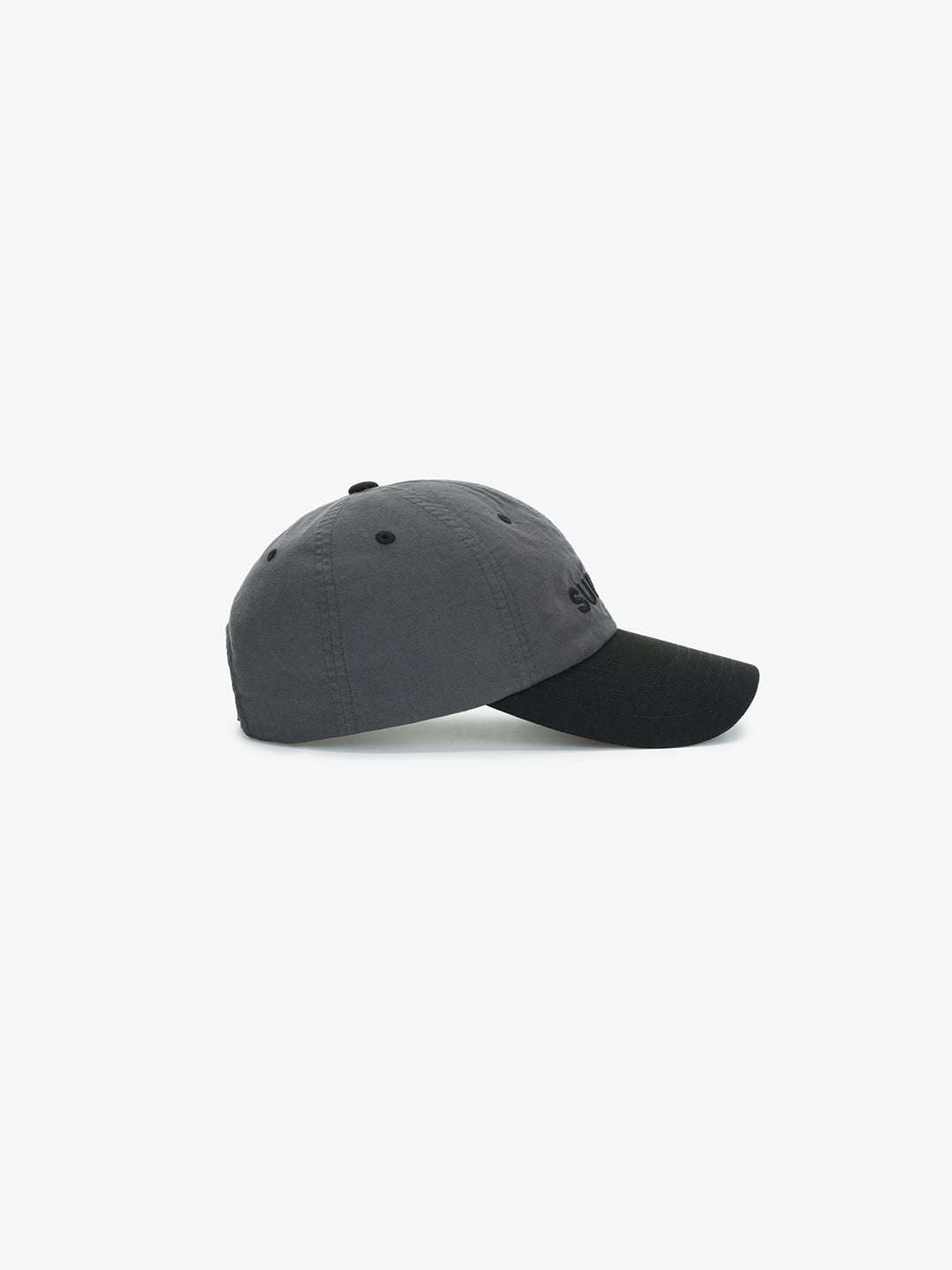 Crown Logo Point Color Block Unstructured Ball Cap