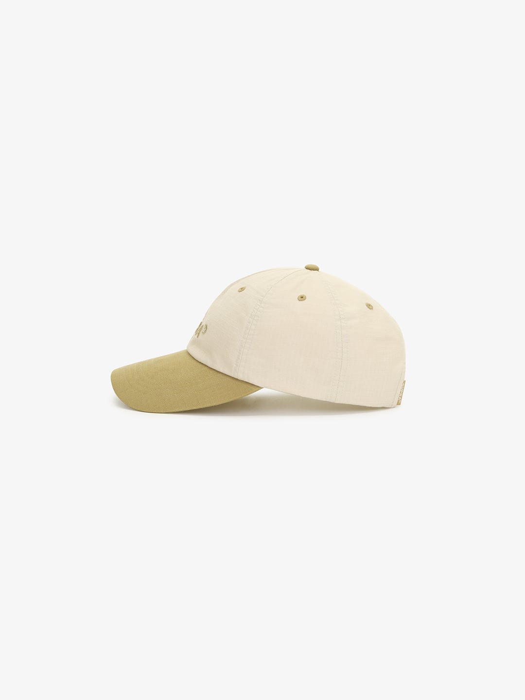 Crown Logo Point Color Block Unstructured Ball Cap