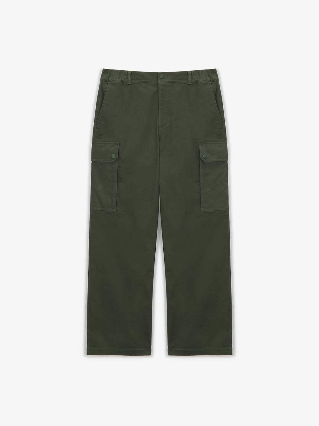 jacquard pocket woven pants