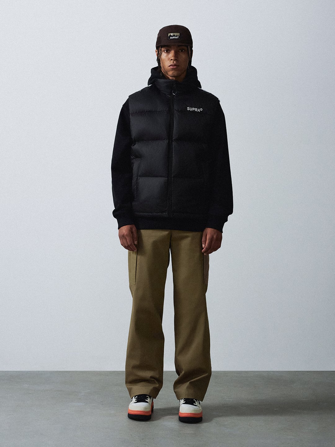 Pocket Graphic Woven Wide Pants