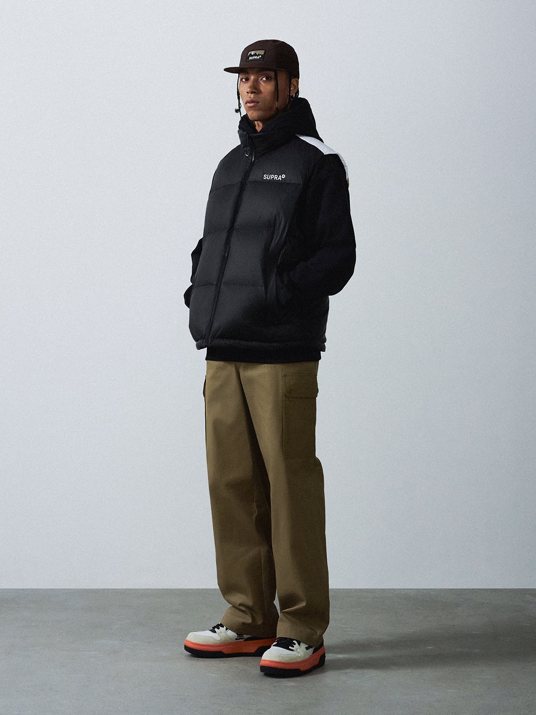 Pocket Graphic Woven Wide Pants