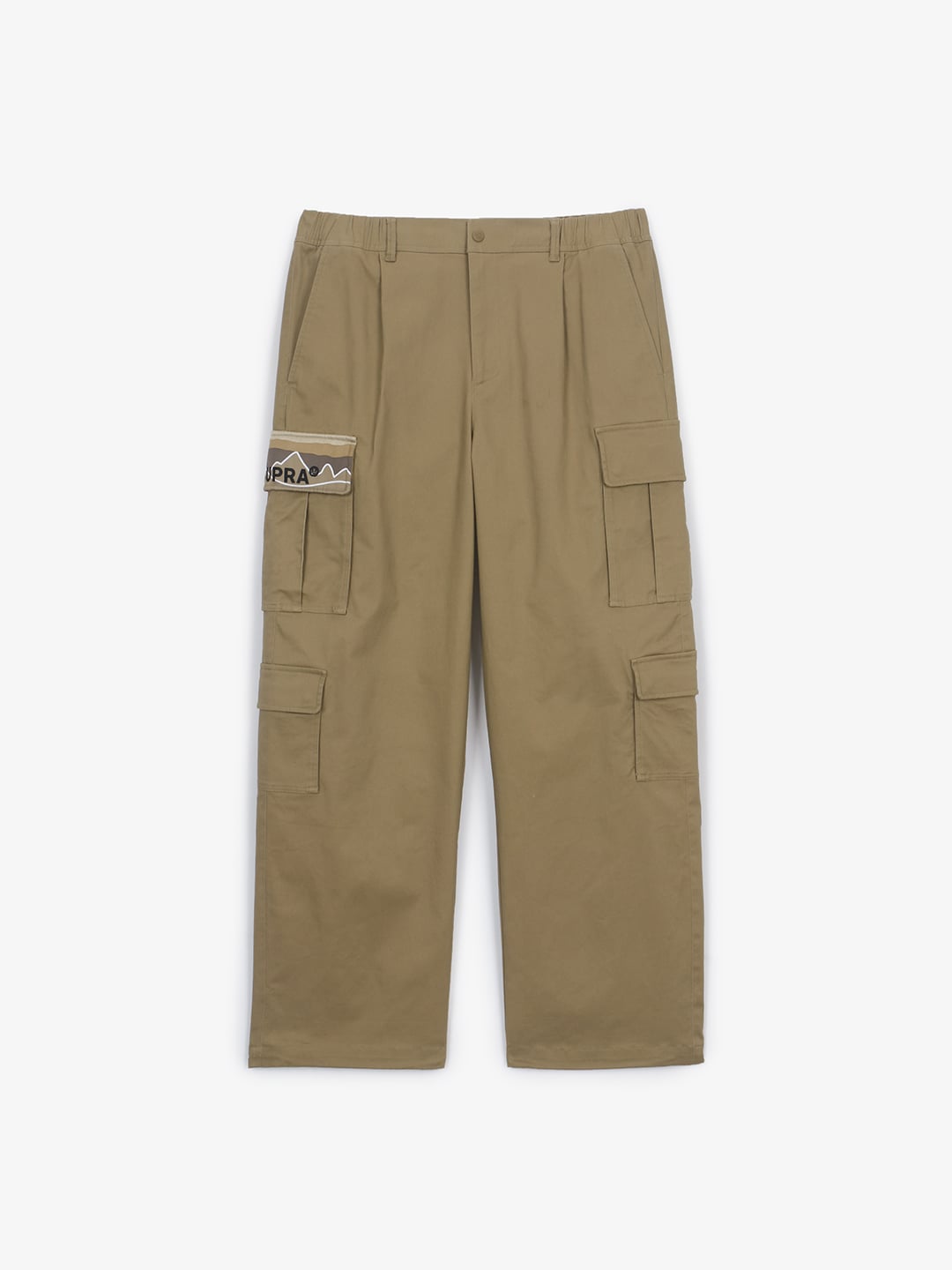 Pocket Graphic Woven Wide Pants