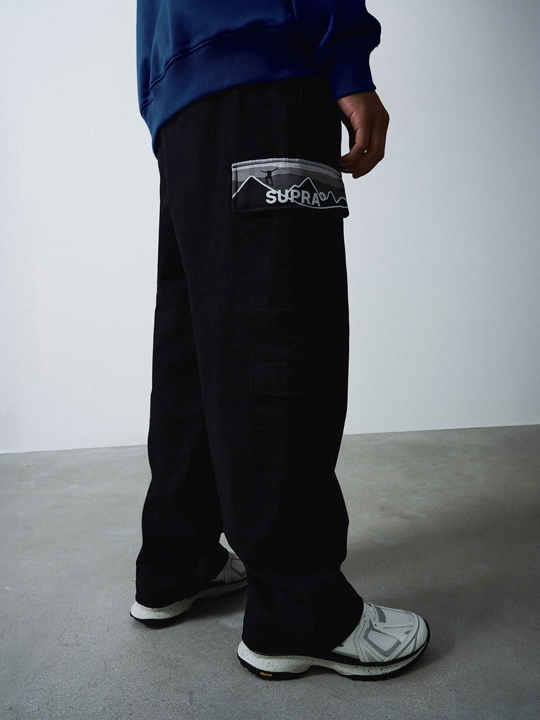 Pocket Graphic Woven Wide Pants