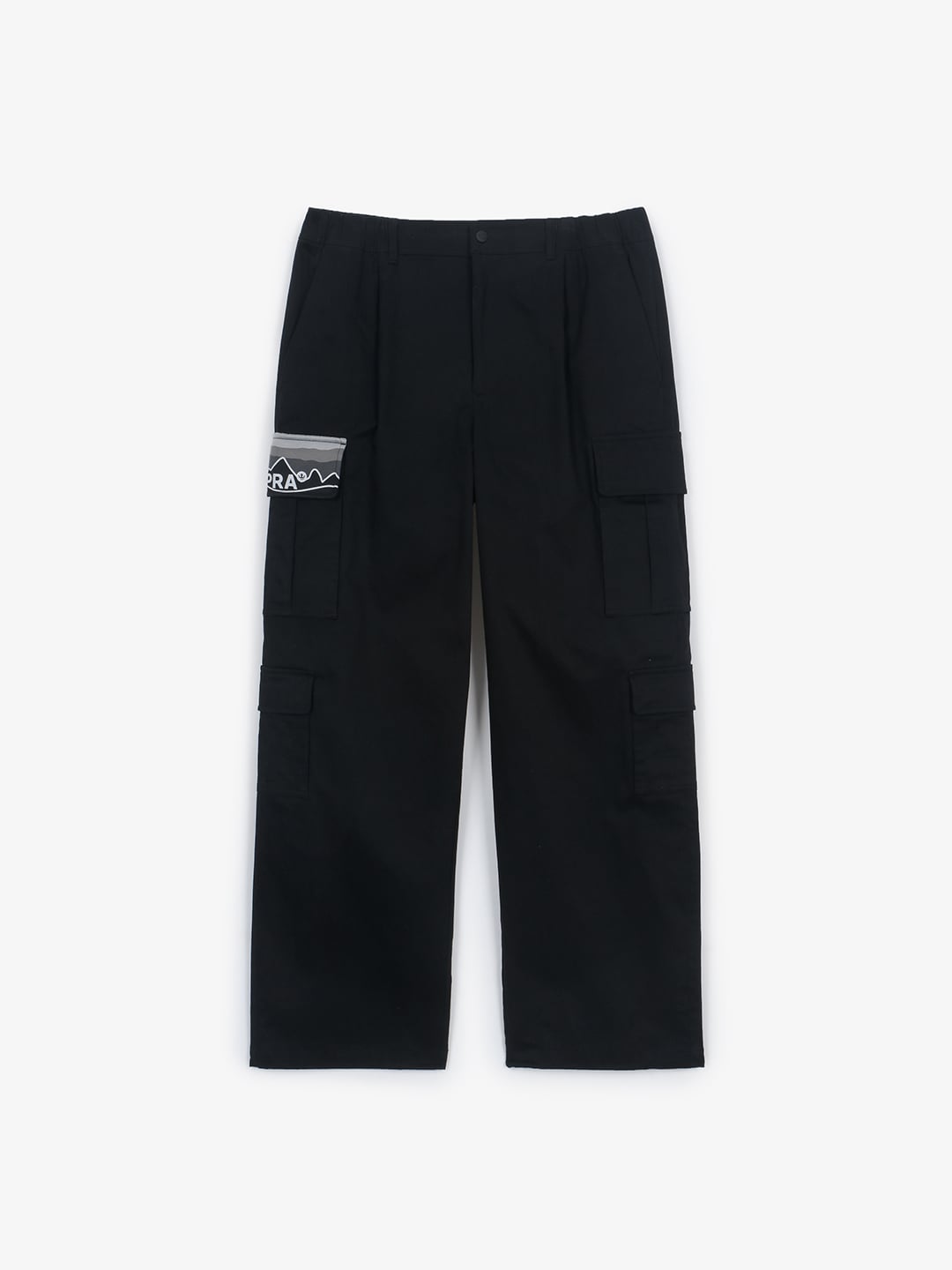 Pocket Graphic Woven Wide Pants