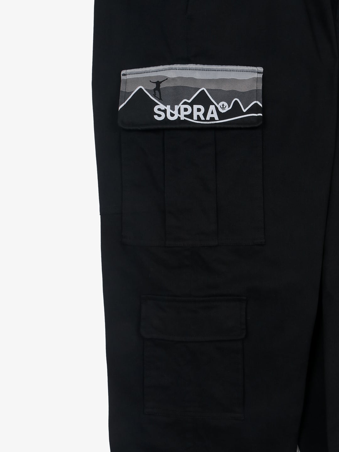 Pocket Graphic Woven Wide Pants
