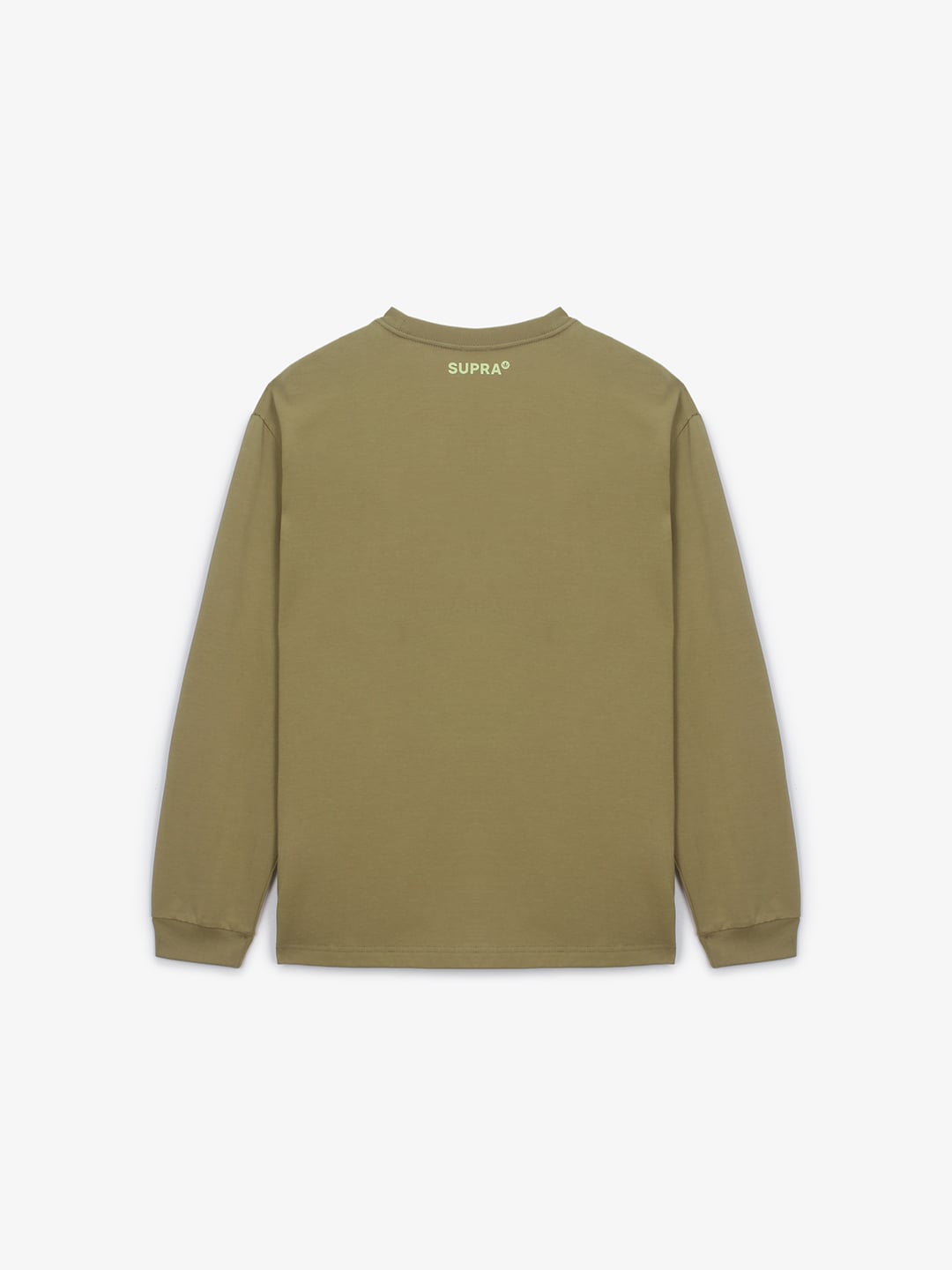 Basic one-pocket long-sleeved T-shirt