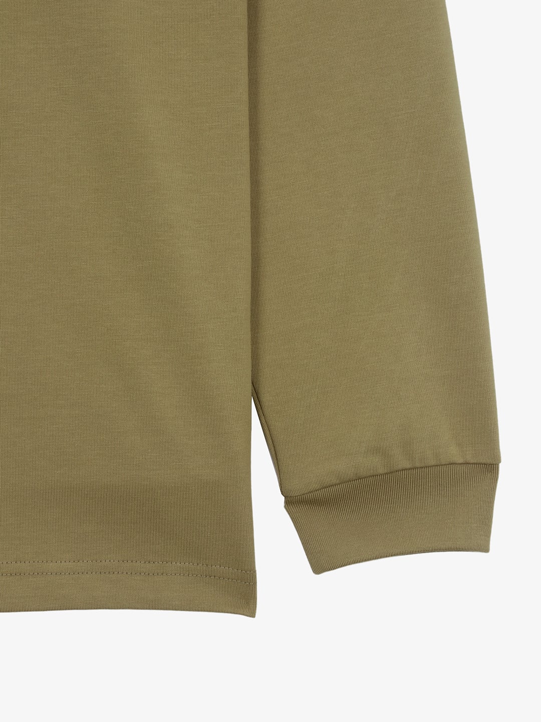 Basic one-pocket long-sleeved T-shirt