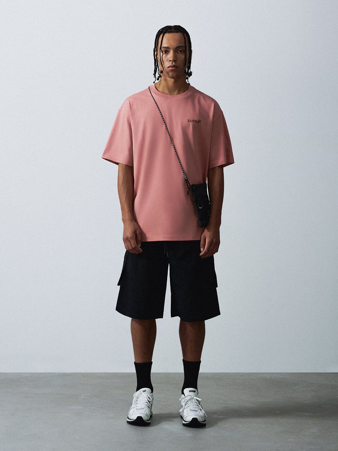 Essential Small Lettering Logo Basic Short-Sleeved T-shirt