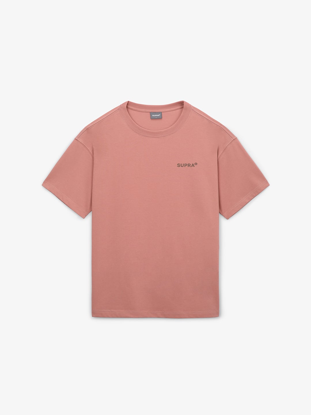 Essential Small Lettering Logo Basic Short-Sleeved T-shirt