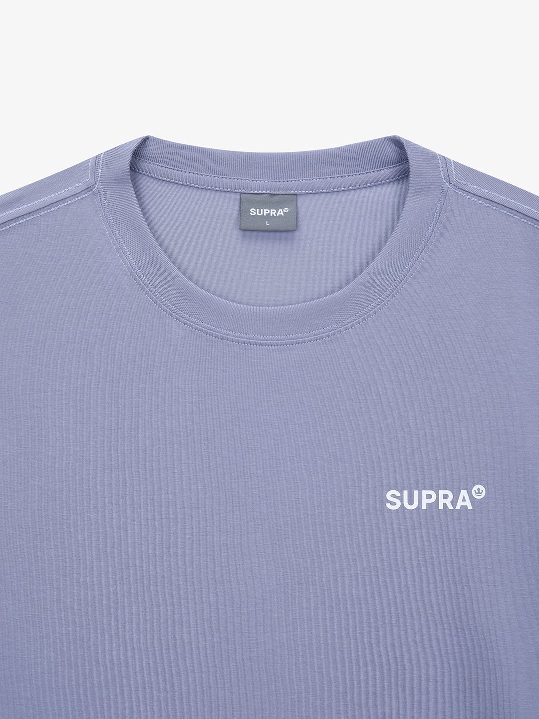 Essential Small Lettering Logo Basic Short-Sleeved T-shirt
