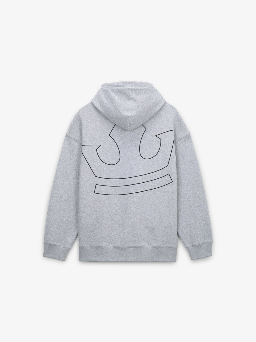 Crown mega line logo Hoodie