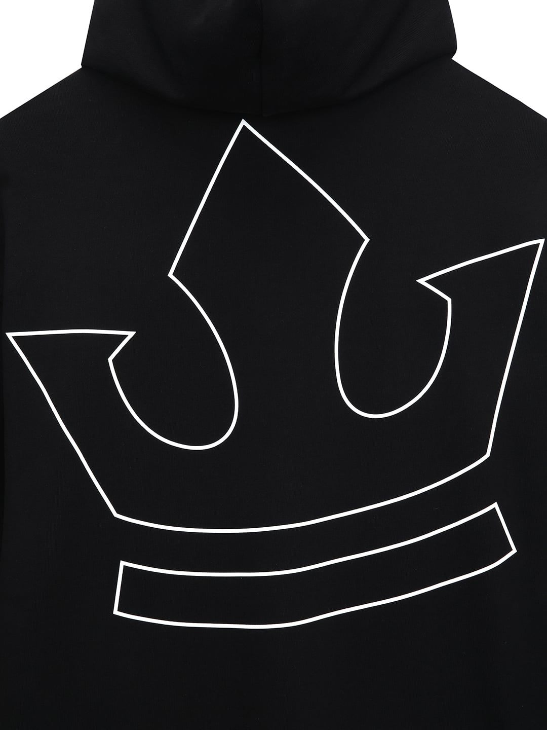 Crown mega line logo Hoodie