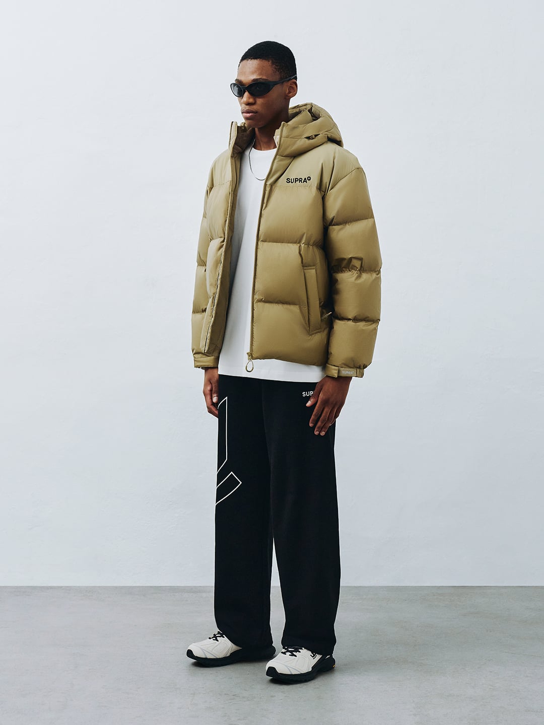 Mega Crown Line Logo Straight Pants