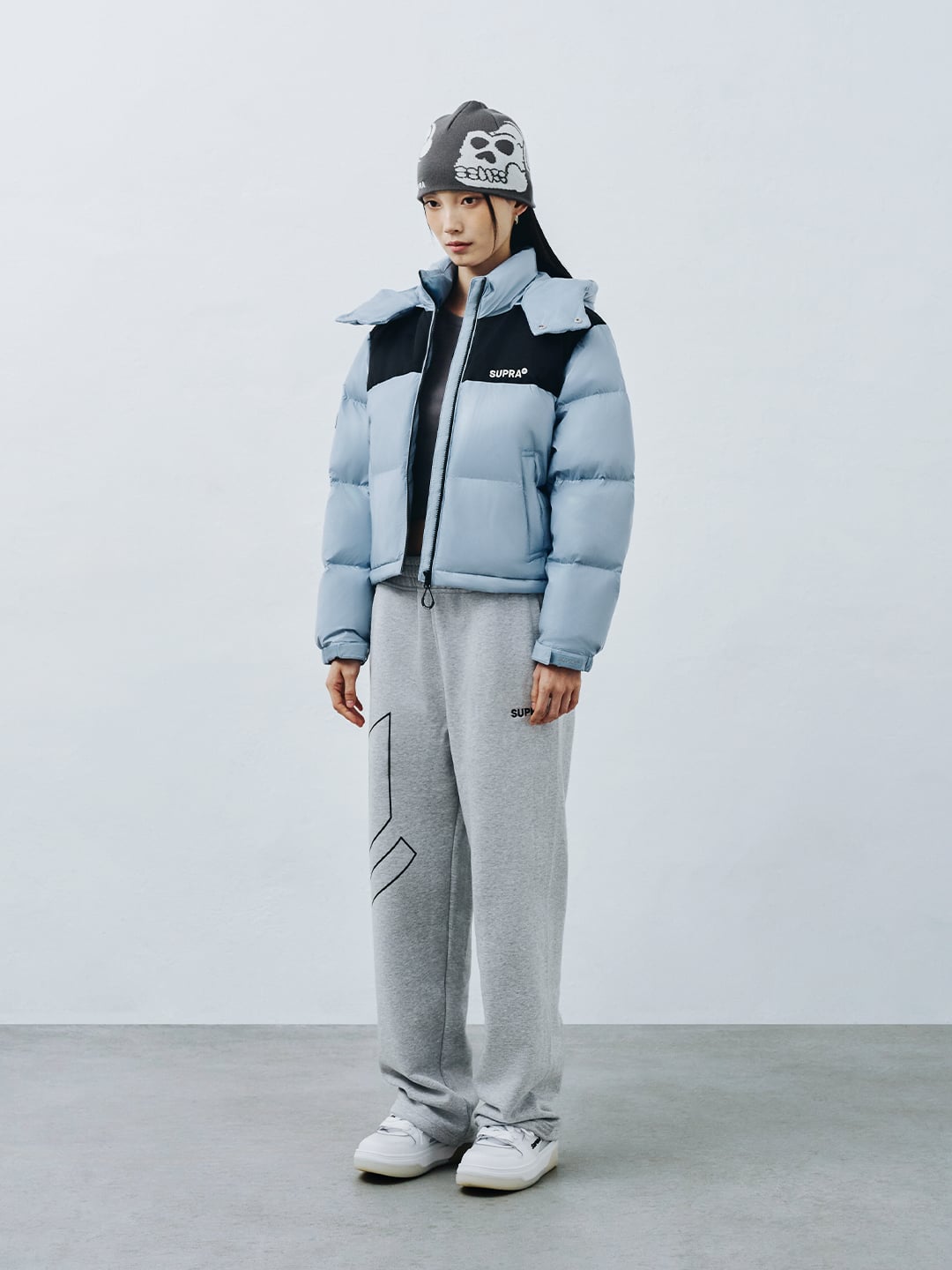 Mega Crown Line Logo Straight Pants