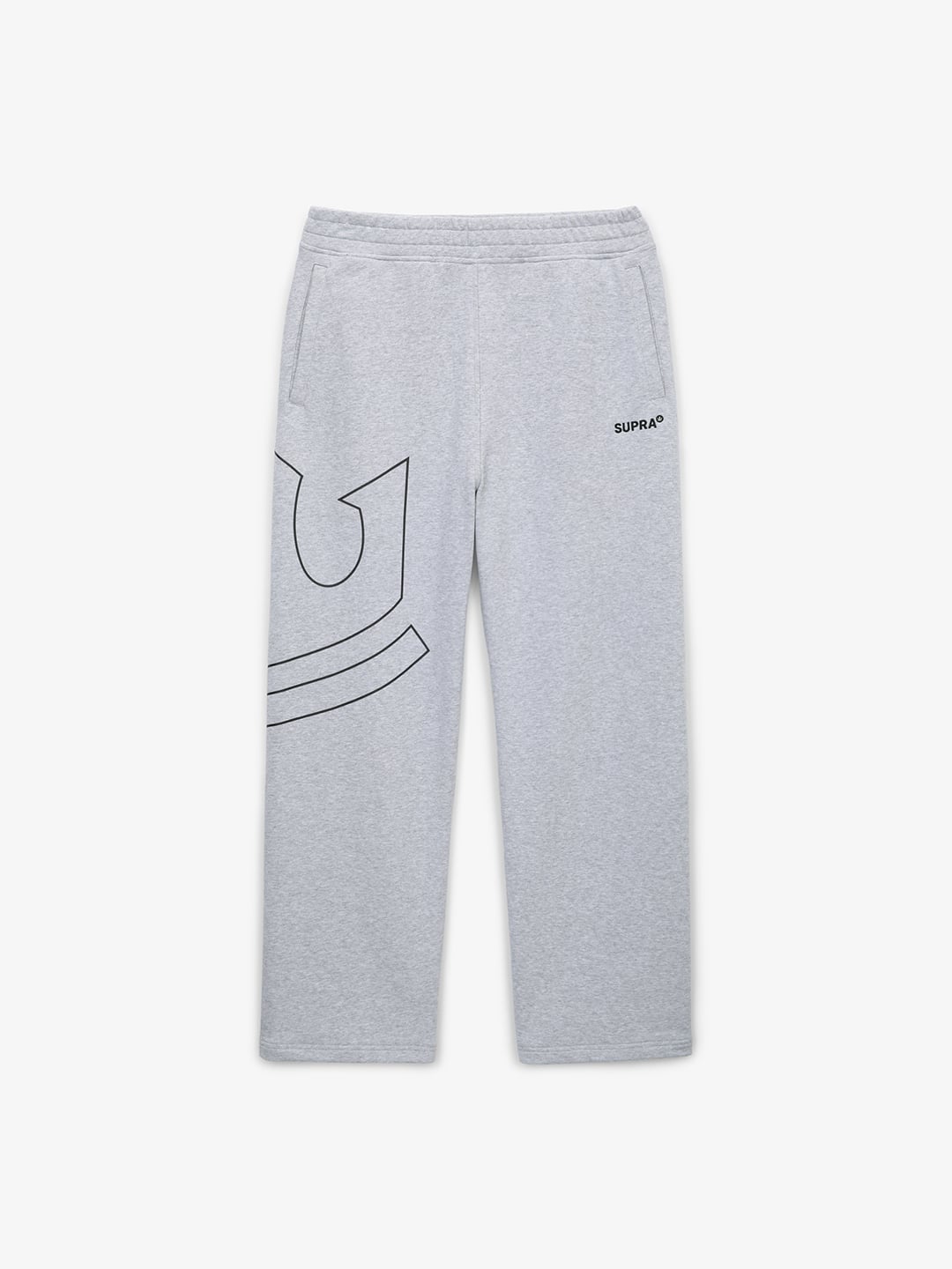Mega Crown Line Logo Straight Pants