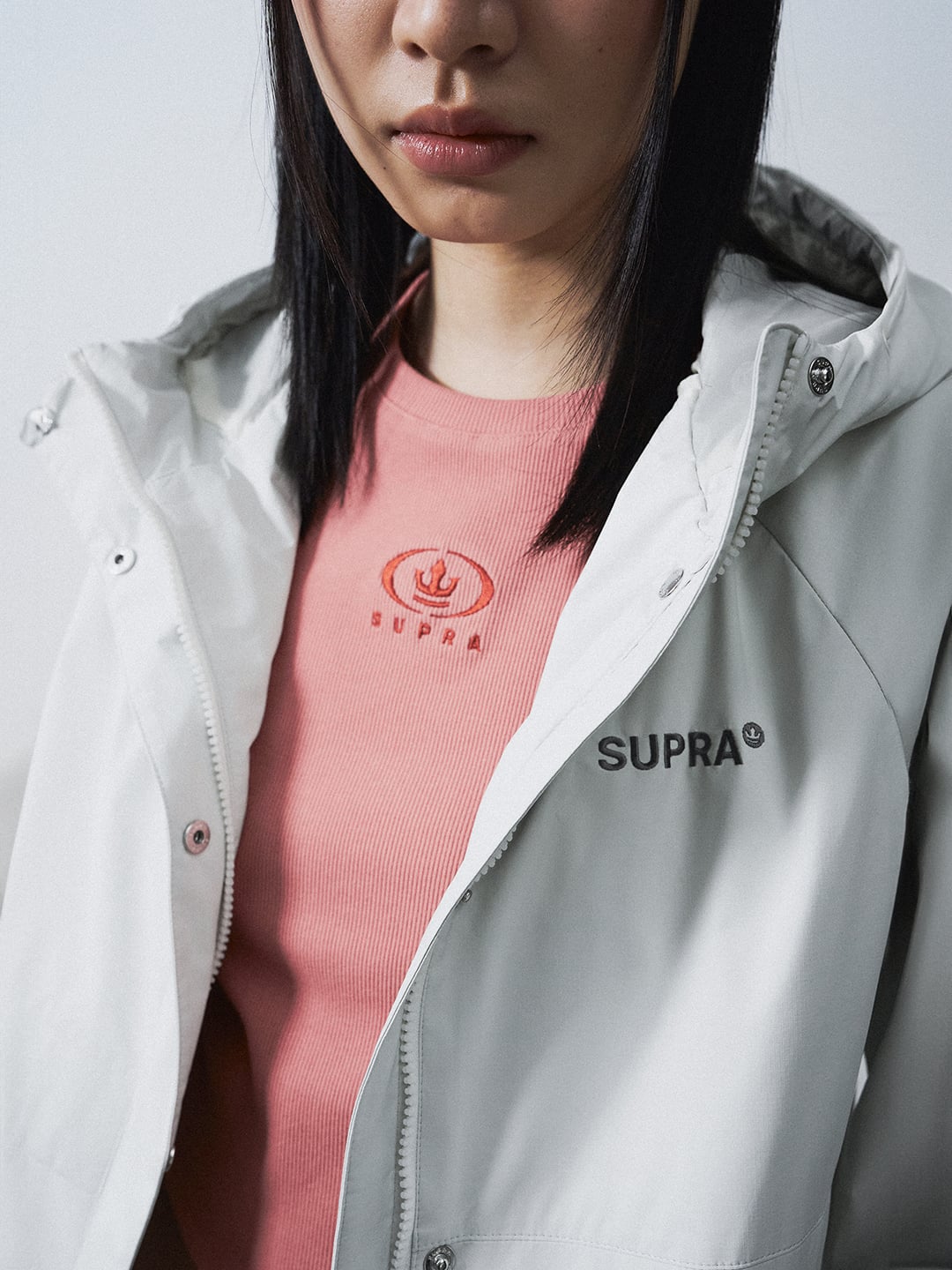 women basic Windbreaker