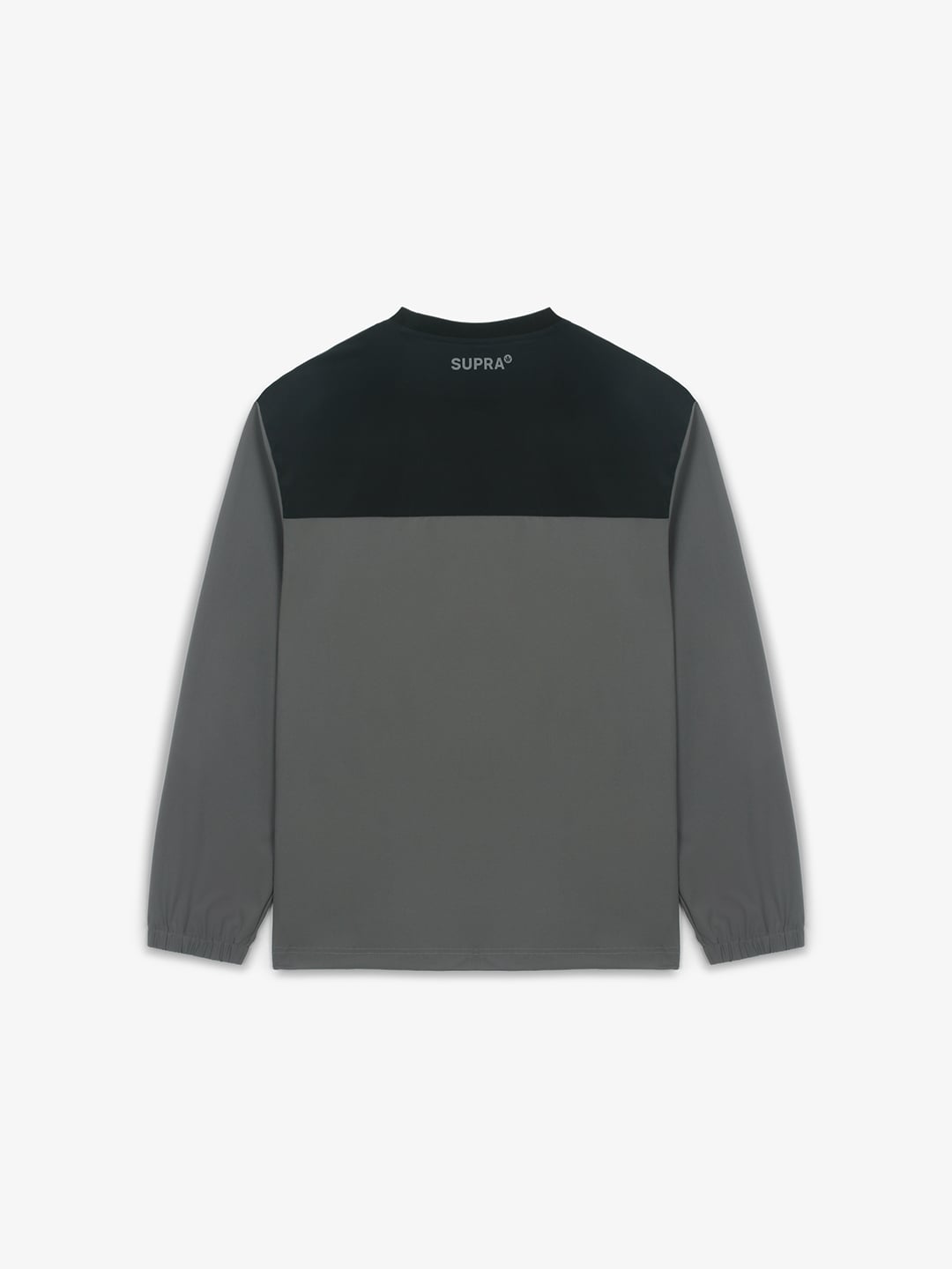 Woven Coloring point Long-Sleeved T-Shirt