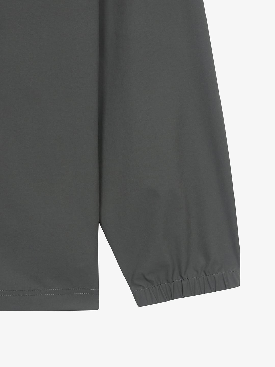 Woven Coloring point Long-Sleeved T-Shirt