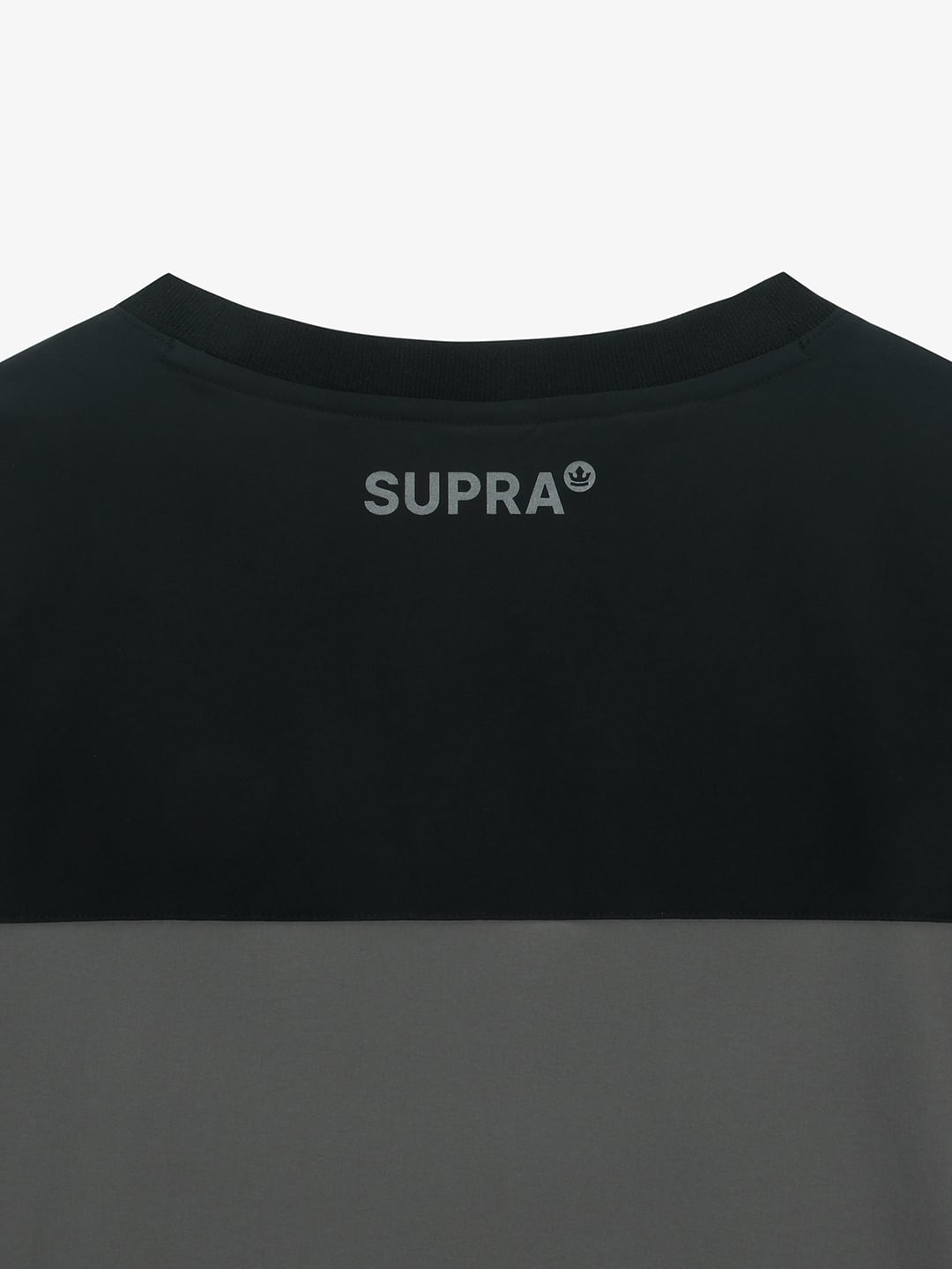 Woven Coloring point Long-Sleeved T-Shirt