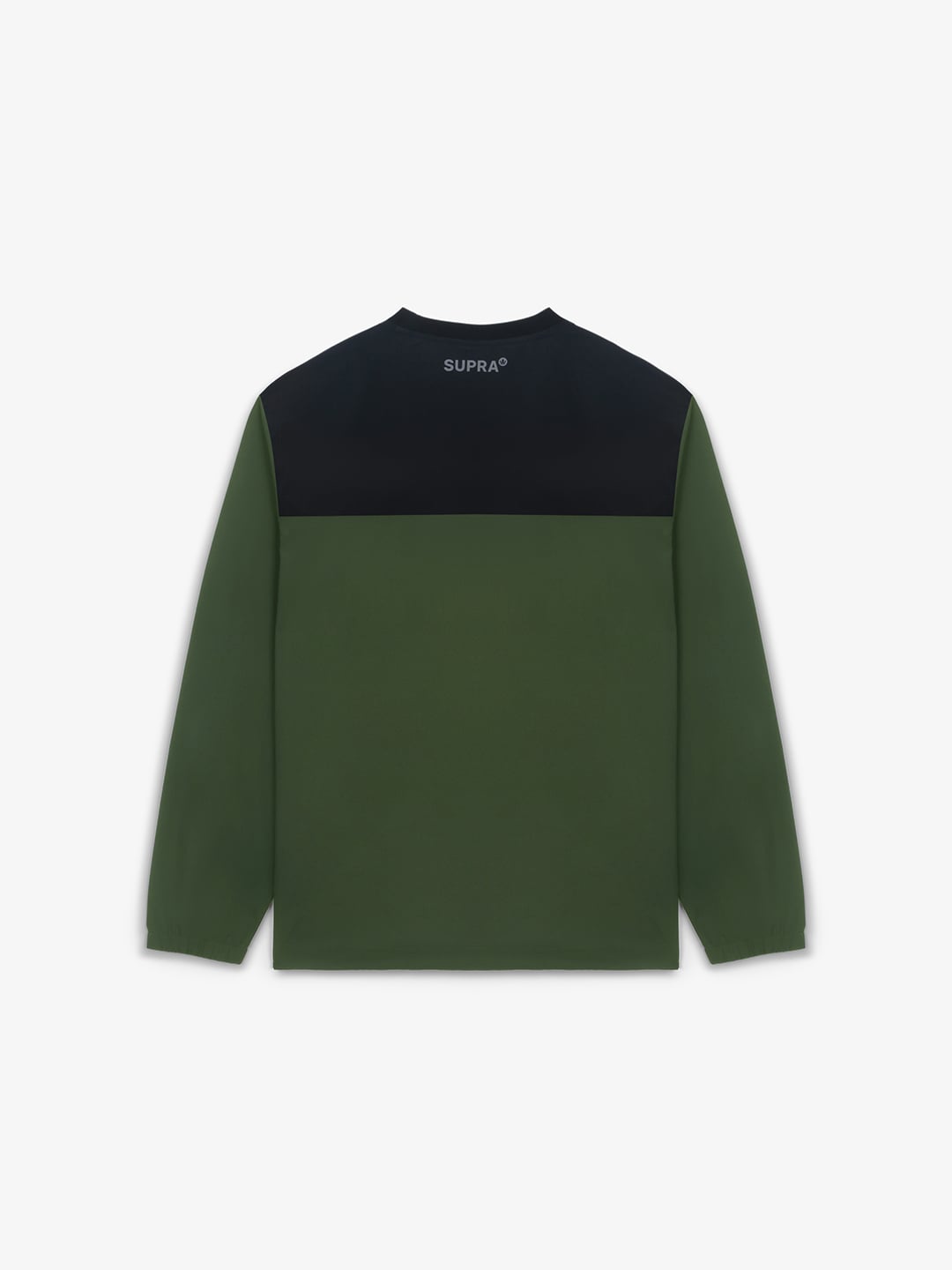 Woven Coloring point Long-Sleeved T-Shirt