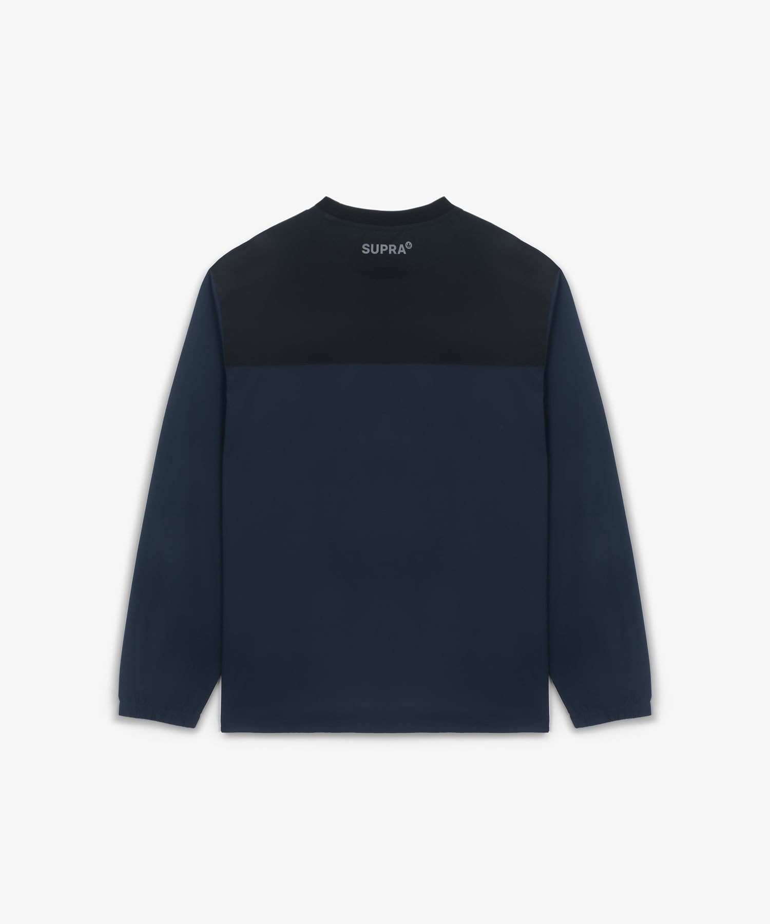 Woven Coloring point Long-Sleeved T-Shirt
