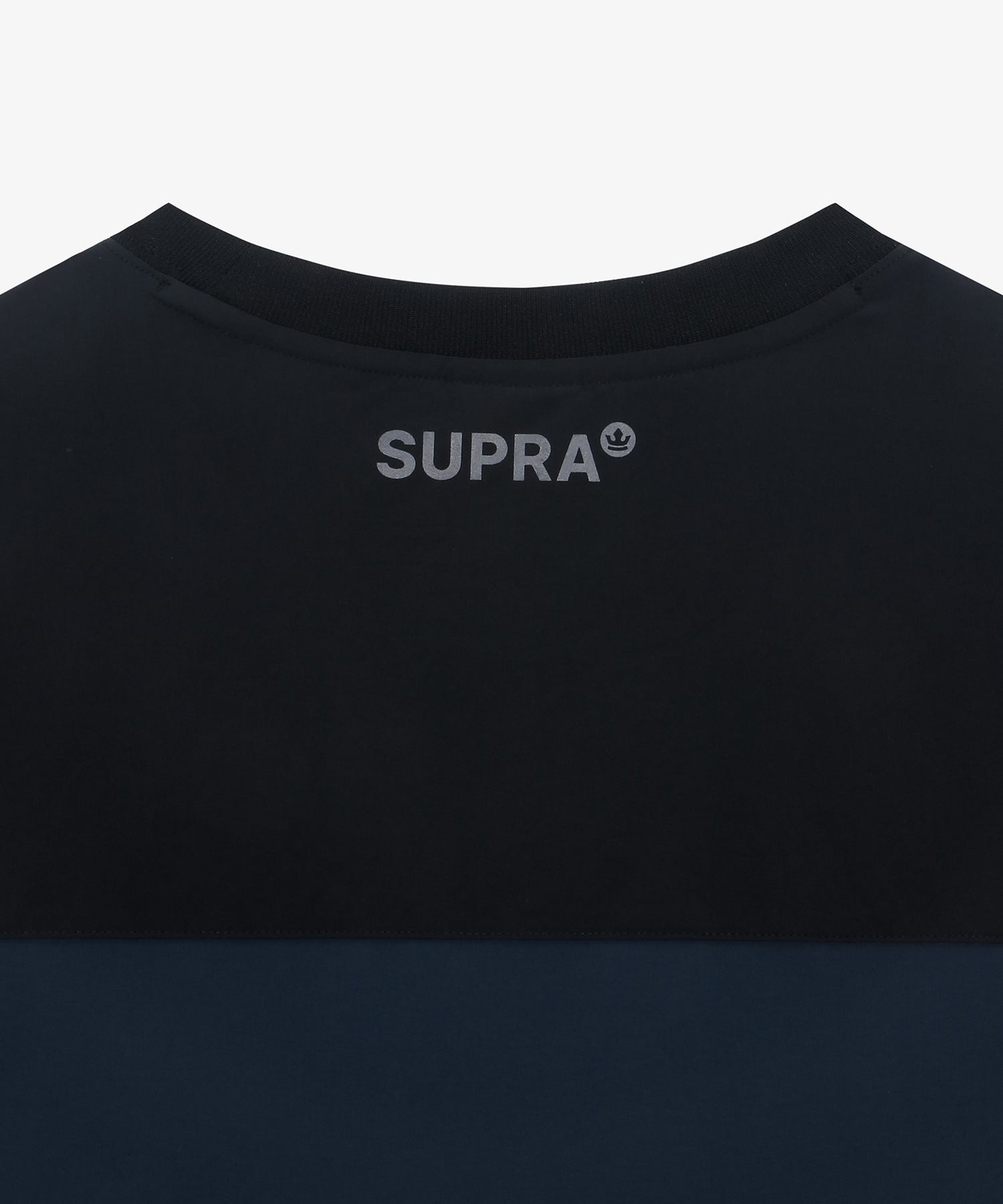 Woven Coloring point Long-Sleeved T-Shirt