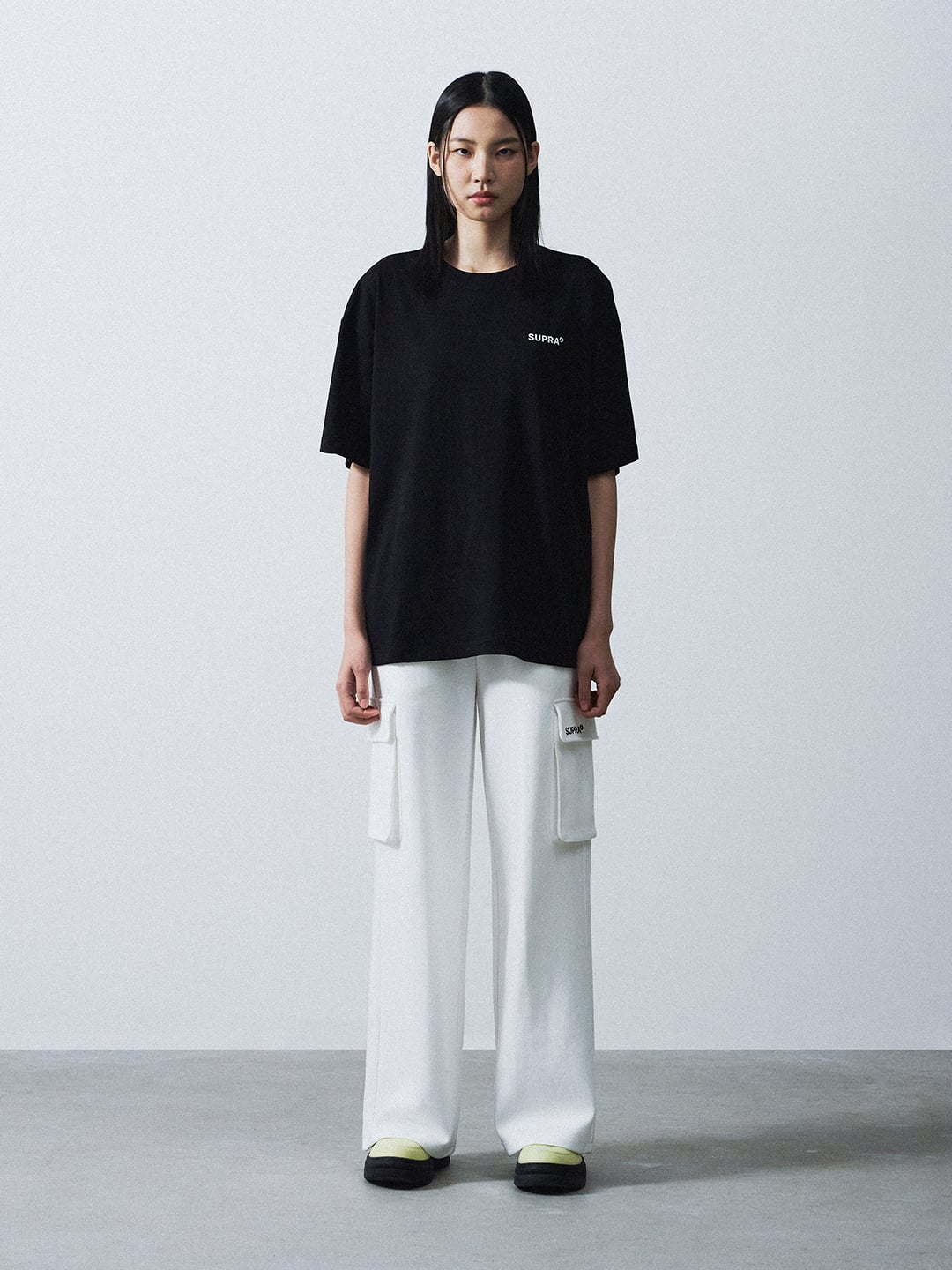 Women's side Pocket Wide Pants