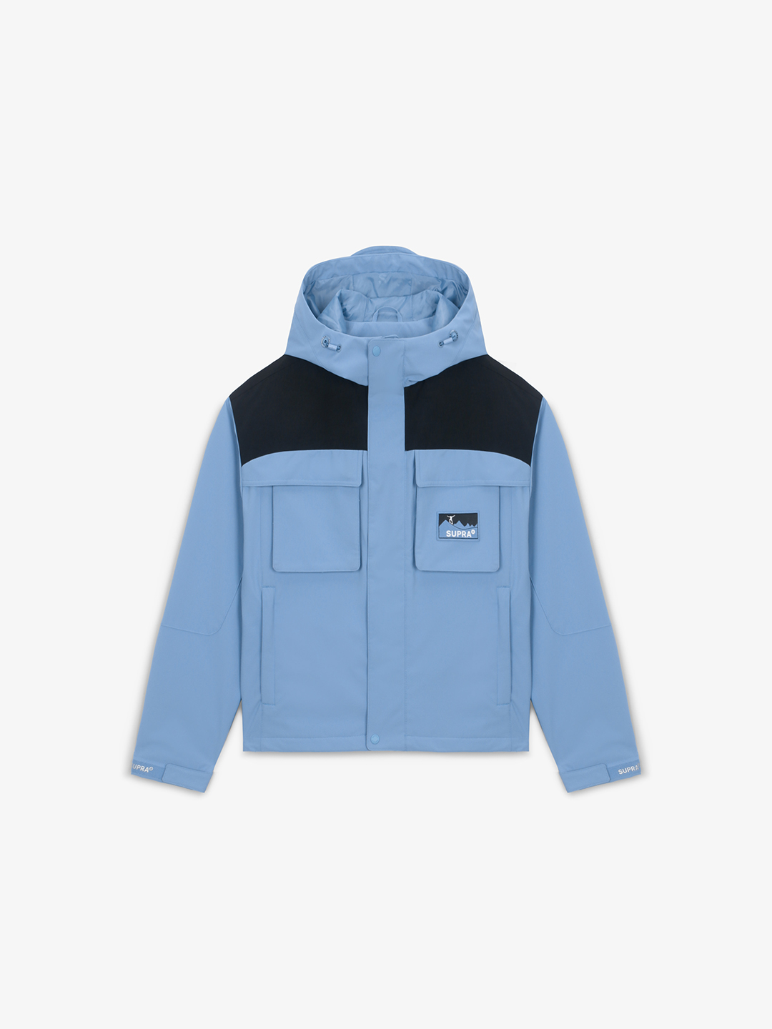 Women's 2 Pocket Color Block Windbreaker