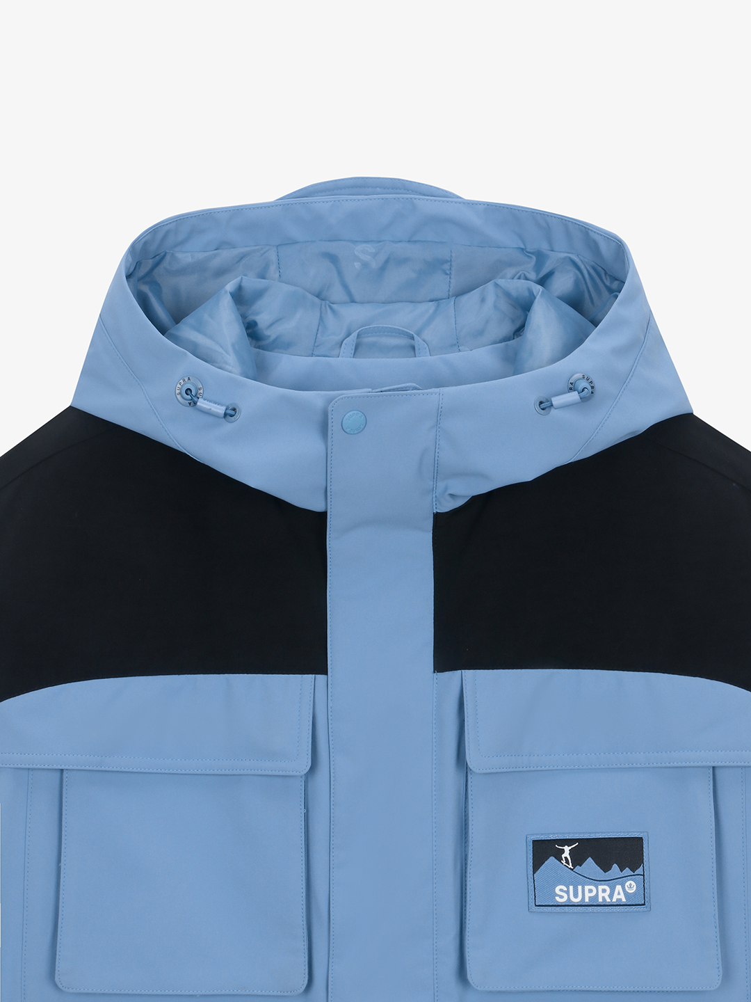 Women's 2 Pocket Color Block Windbreaker