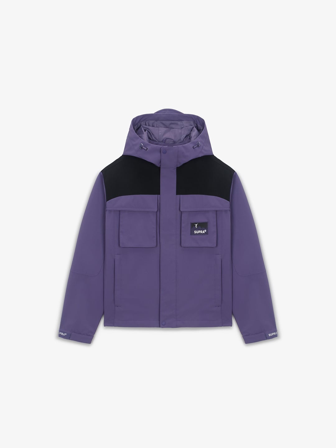 Women's 2 Pocket Color Block Windbreaker