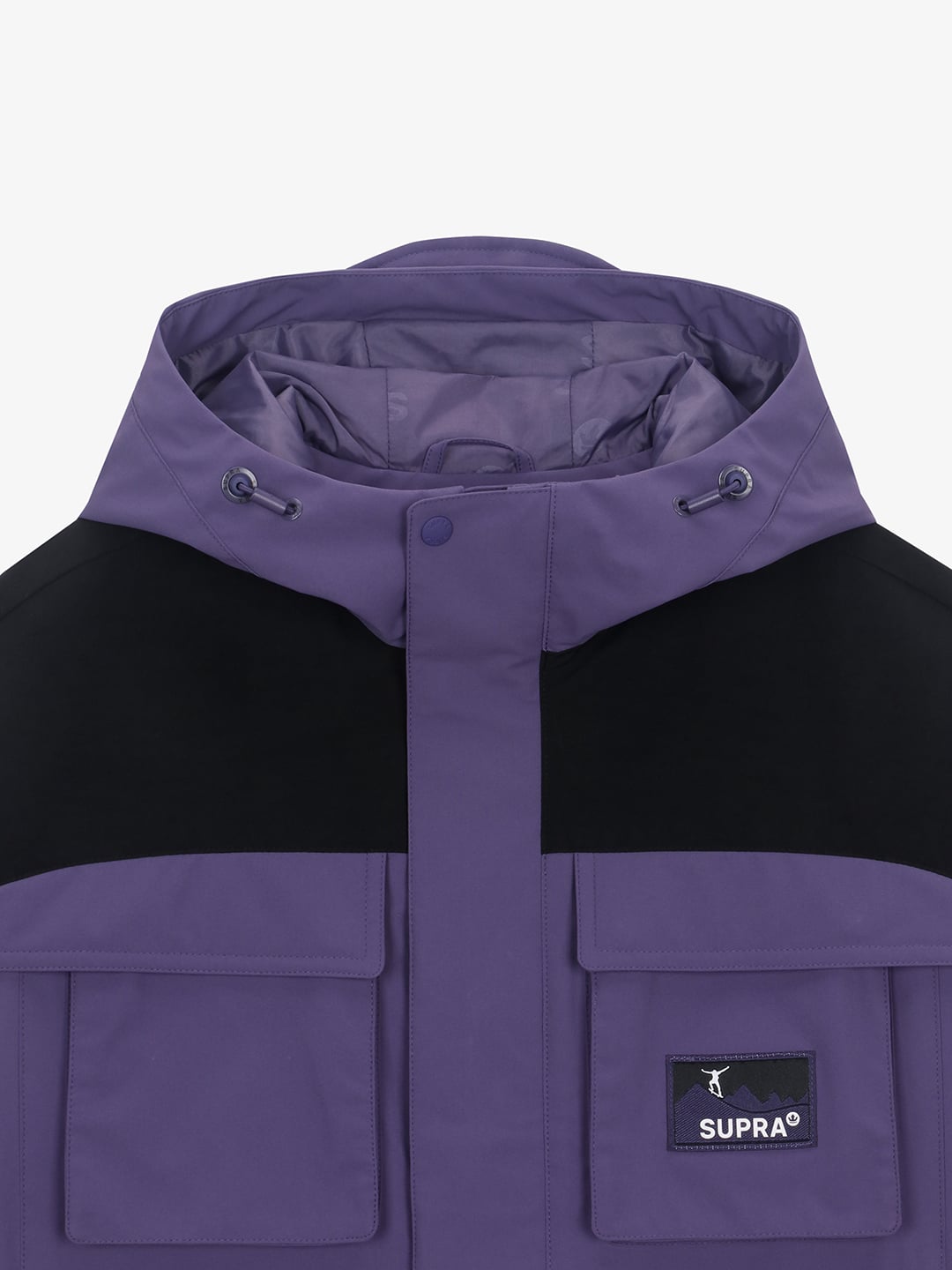 Women's 2 Pocket Color Block Windbreaker