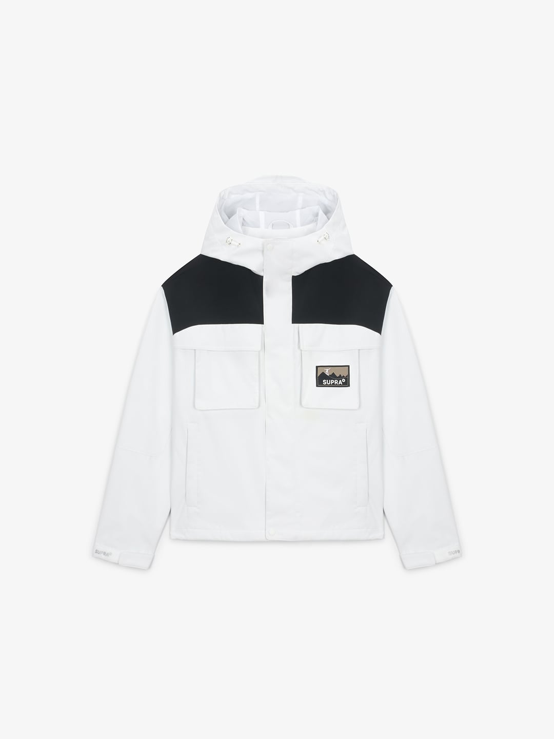 Women's 2 Pocket Color Block Windbreaker