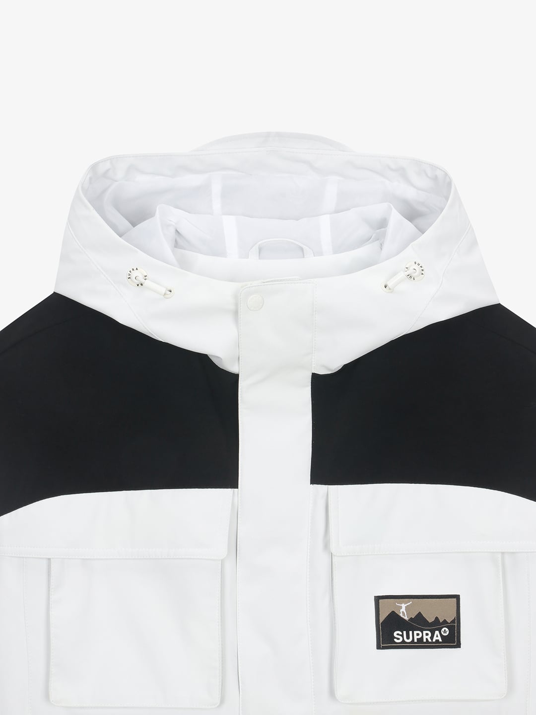 Women's 2 Pocket Color Block Windbreaker