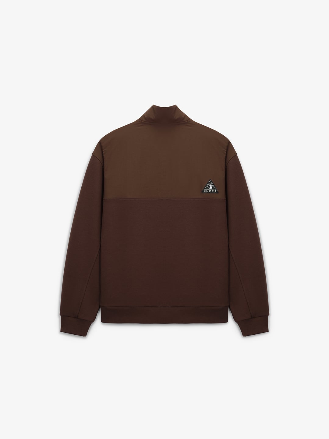 Triangle Wappen Point RipStop Woven Coloring Half Zip-Up Sweatshirt
