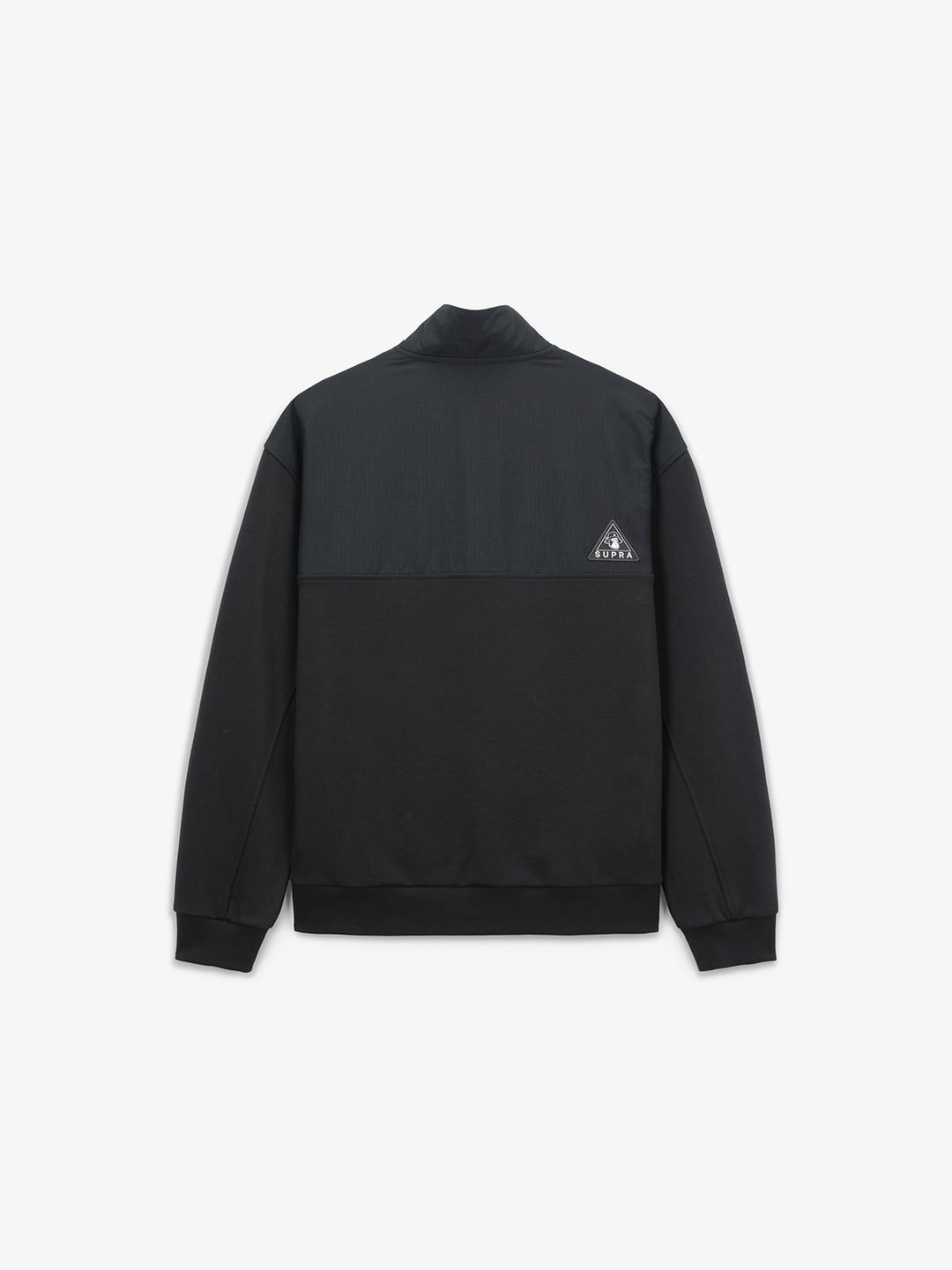 Triangle Wappen Point RipStop Woven Coloring Half Zip-Up Sweatshirt
