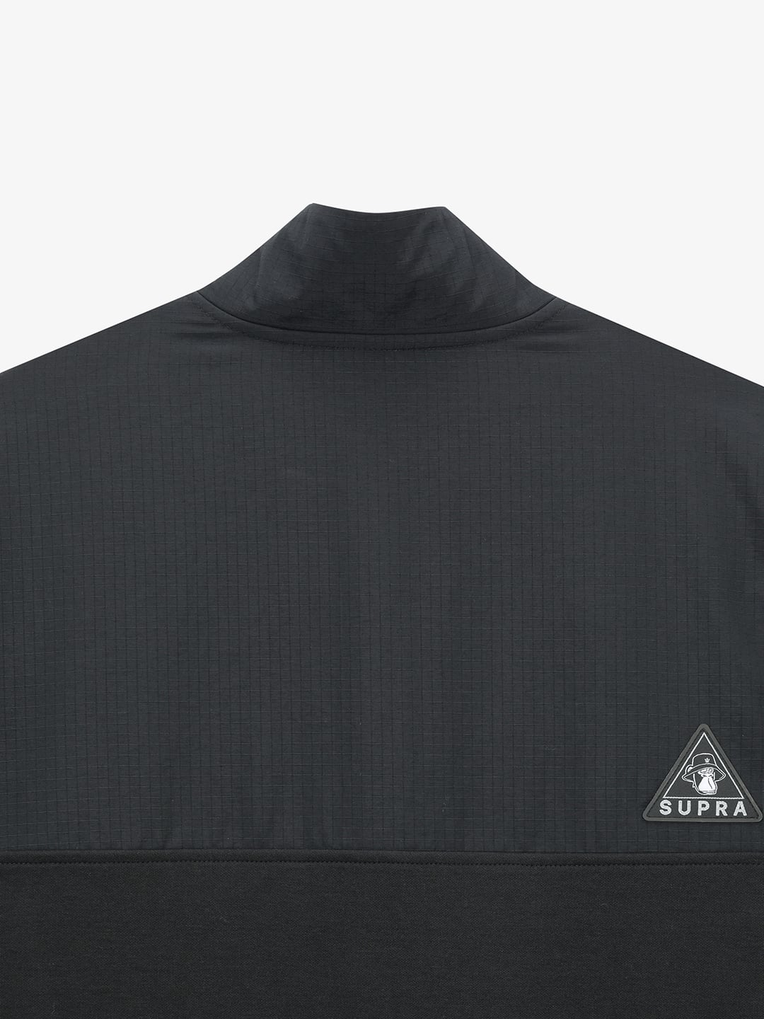 Triangle Wappen Point RipStop Woven Coloring Half Zip-Up Sweatshirt