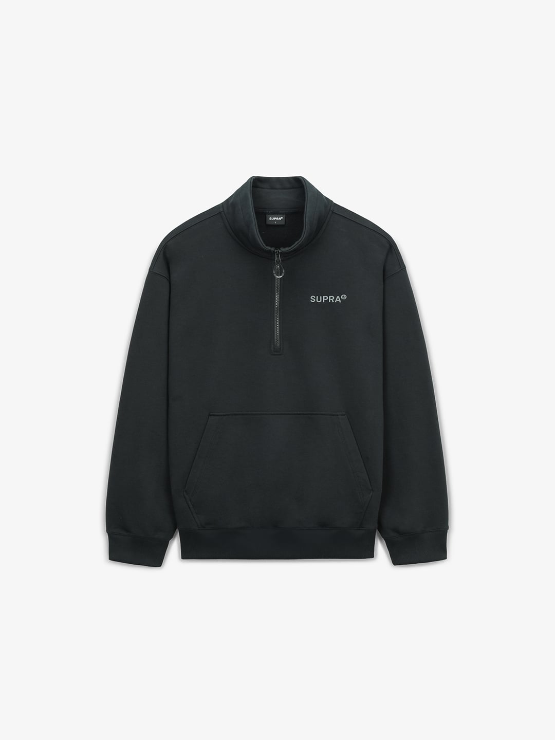Half Zip-Up Sweatshirt Set-up