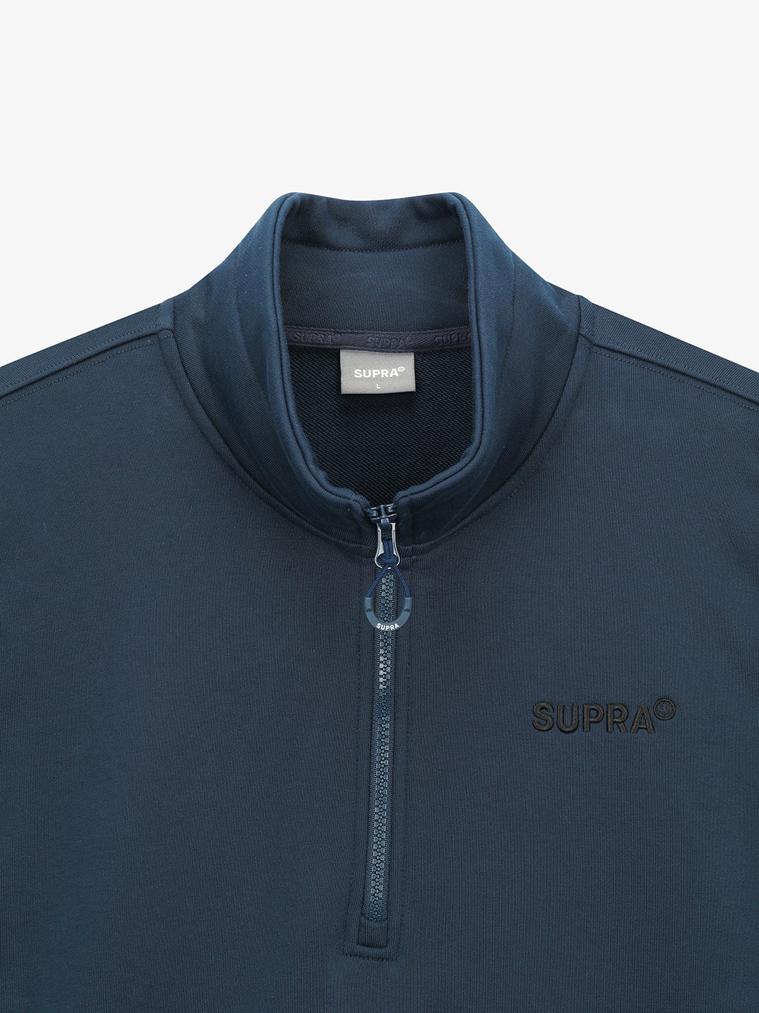 Half Zip-Up Sweatshirt Set-up