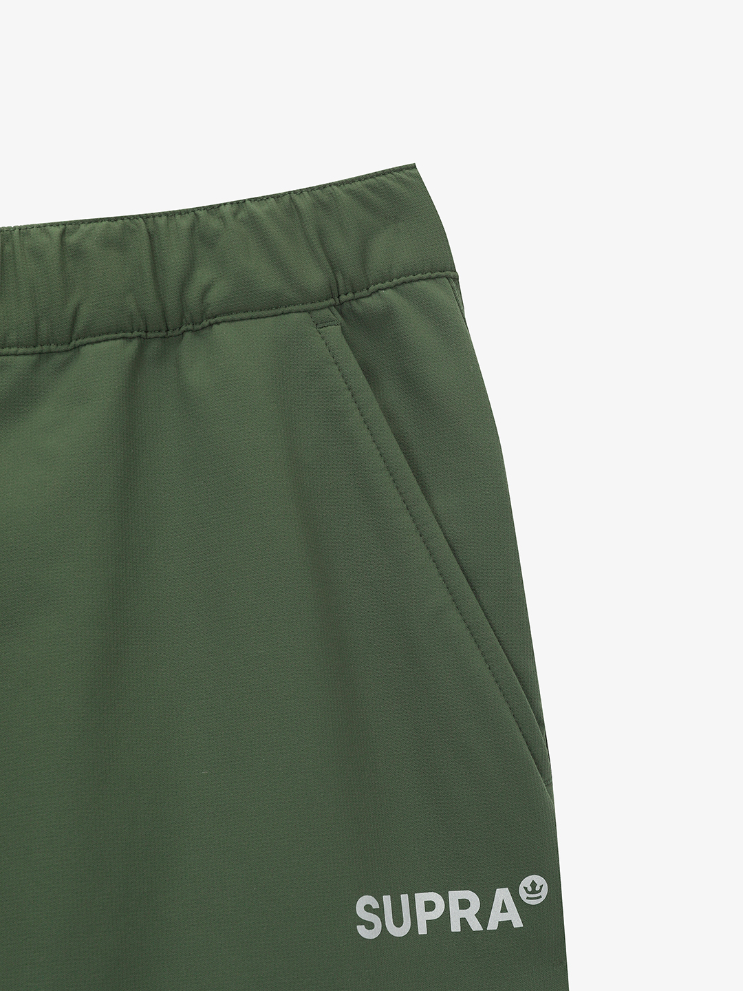 Triangle Wappen Point Soft Shell Brushed Wide Woven Pants Set-up