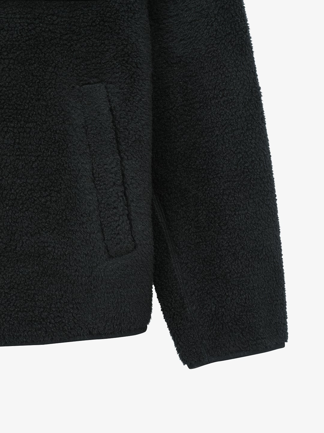 Woven Pocket Fleece Jacket