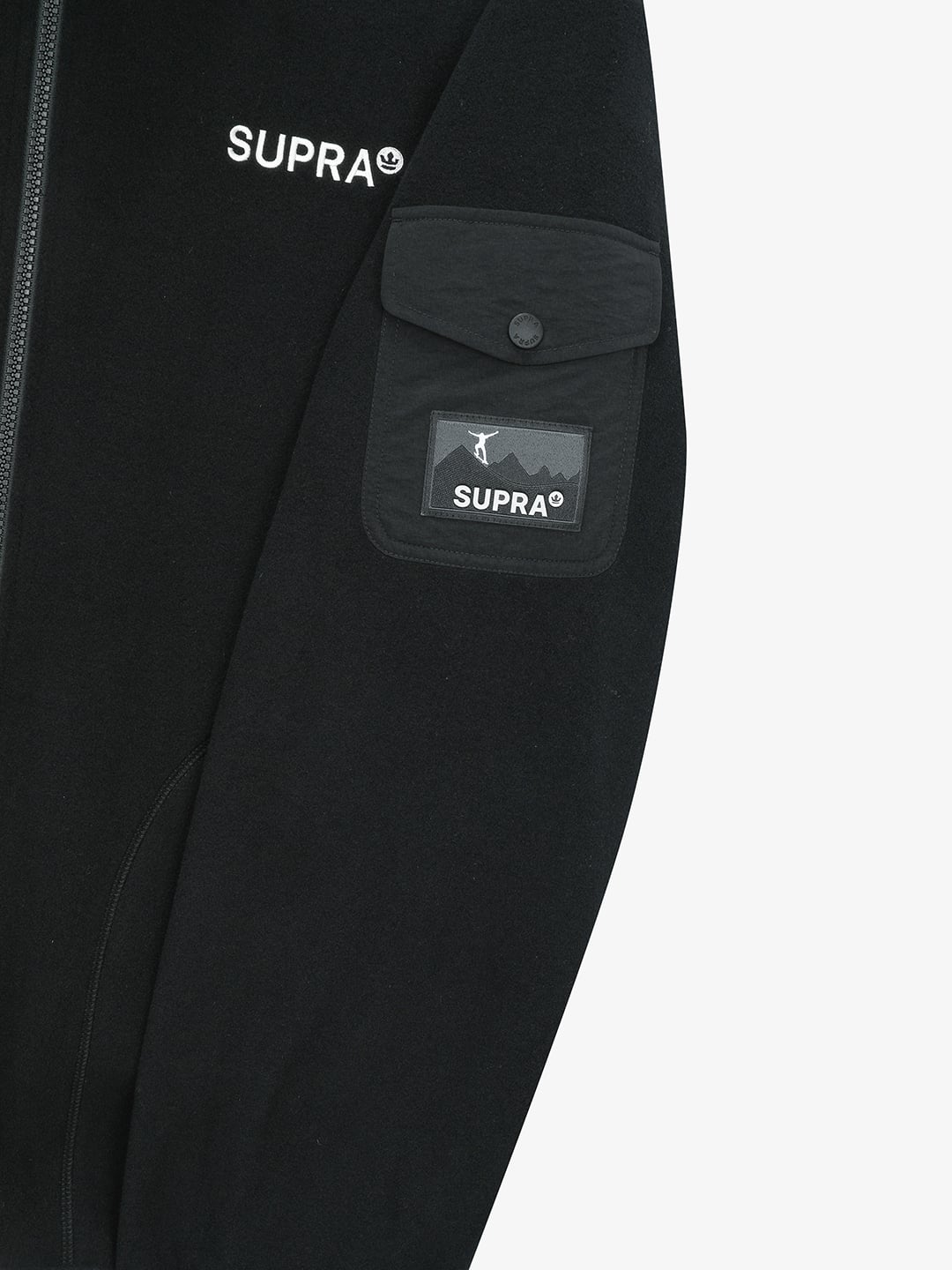 Woven Pocket Fleece Jacket Set-up
