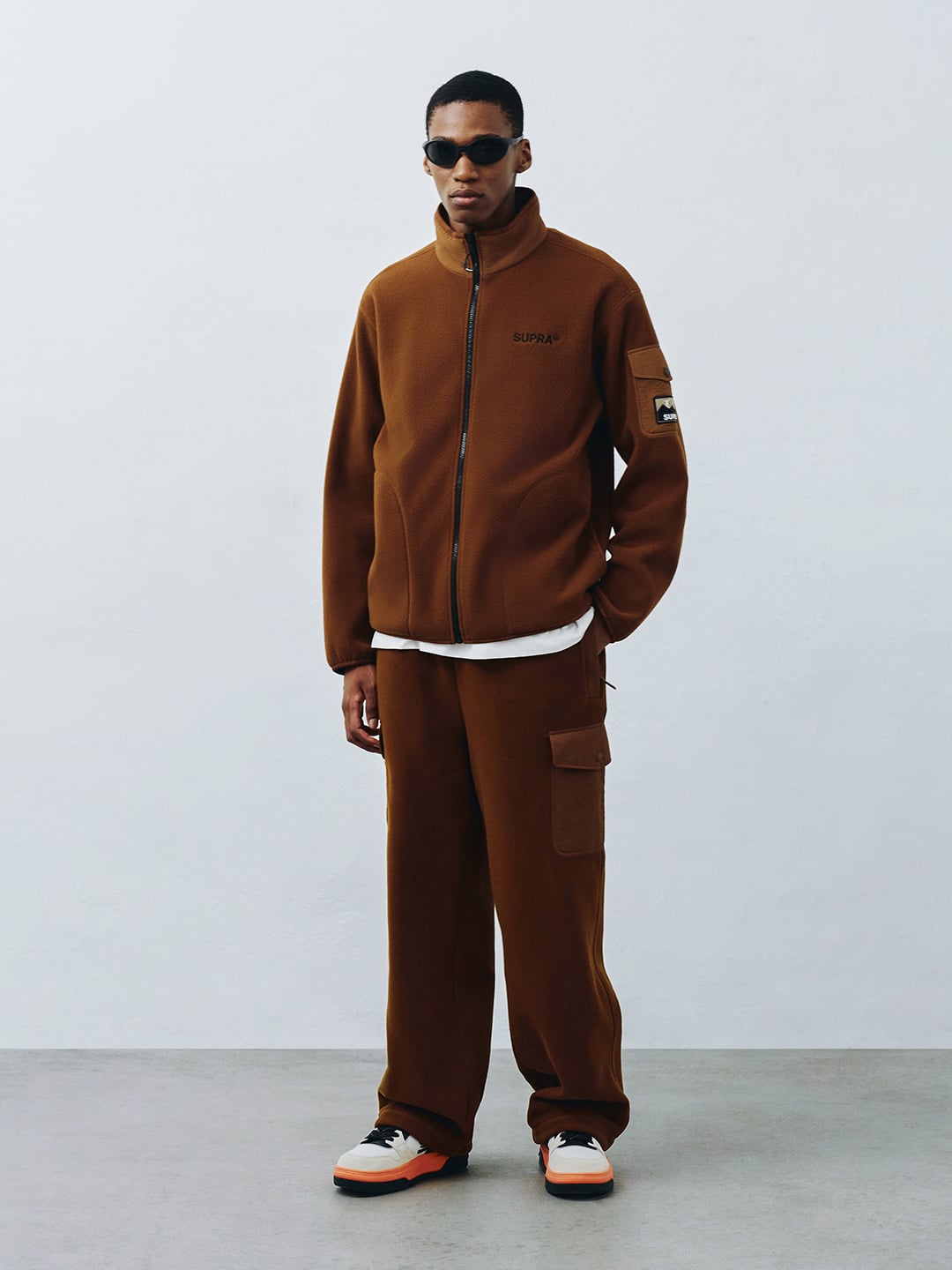 Woven Pocket Fleece Jacket Set-up