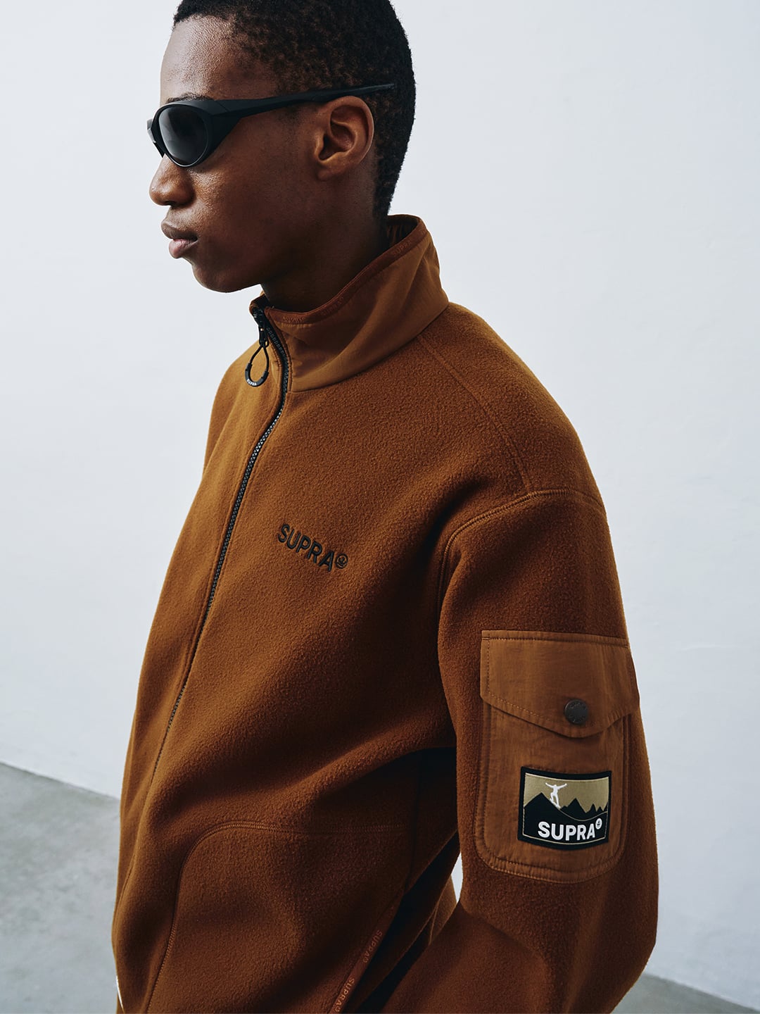 Woven Pocket Fleece Jacket Set-up
