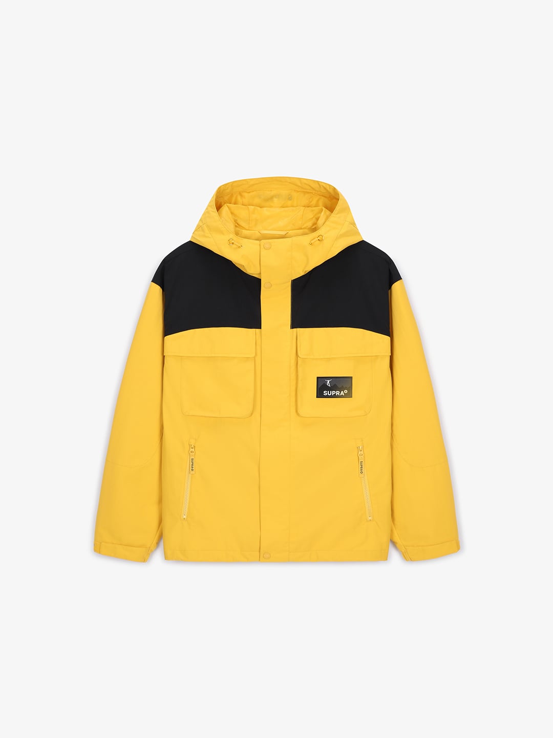 2 Pocket Color Block Windbreaker