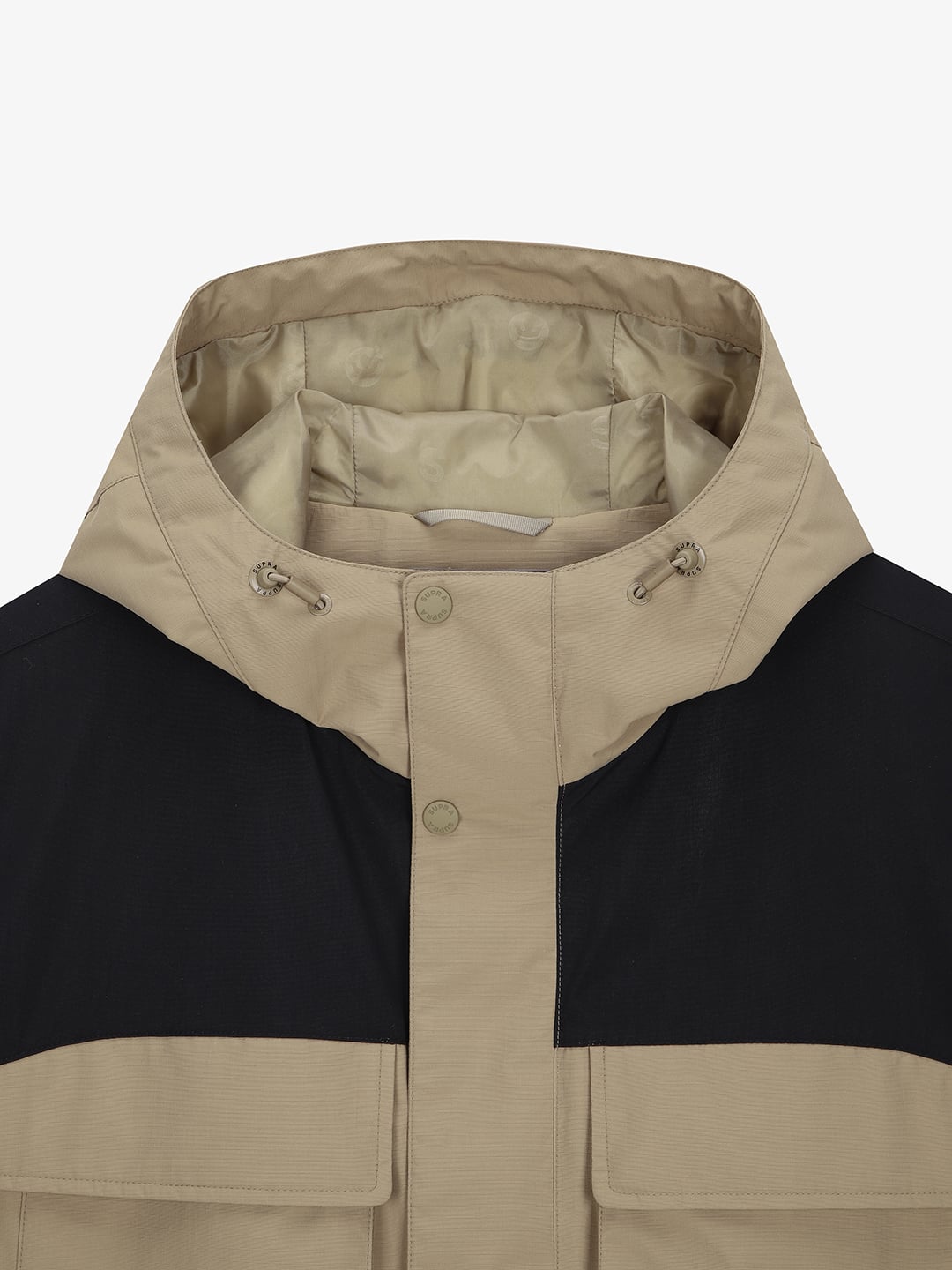 2 Pocket Color Block Windbreaker