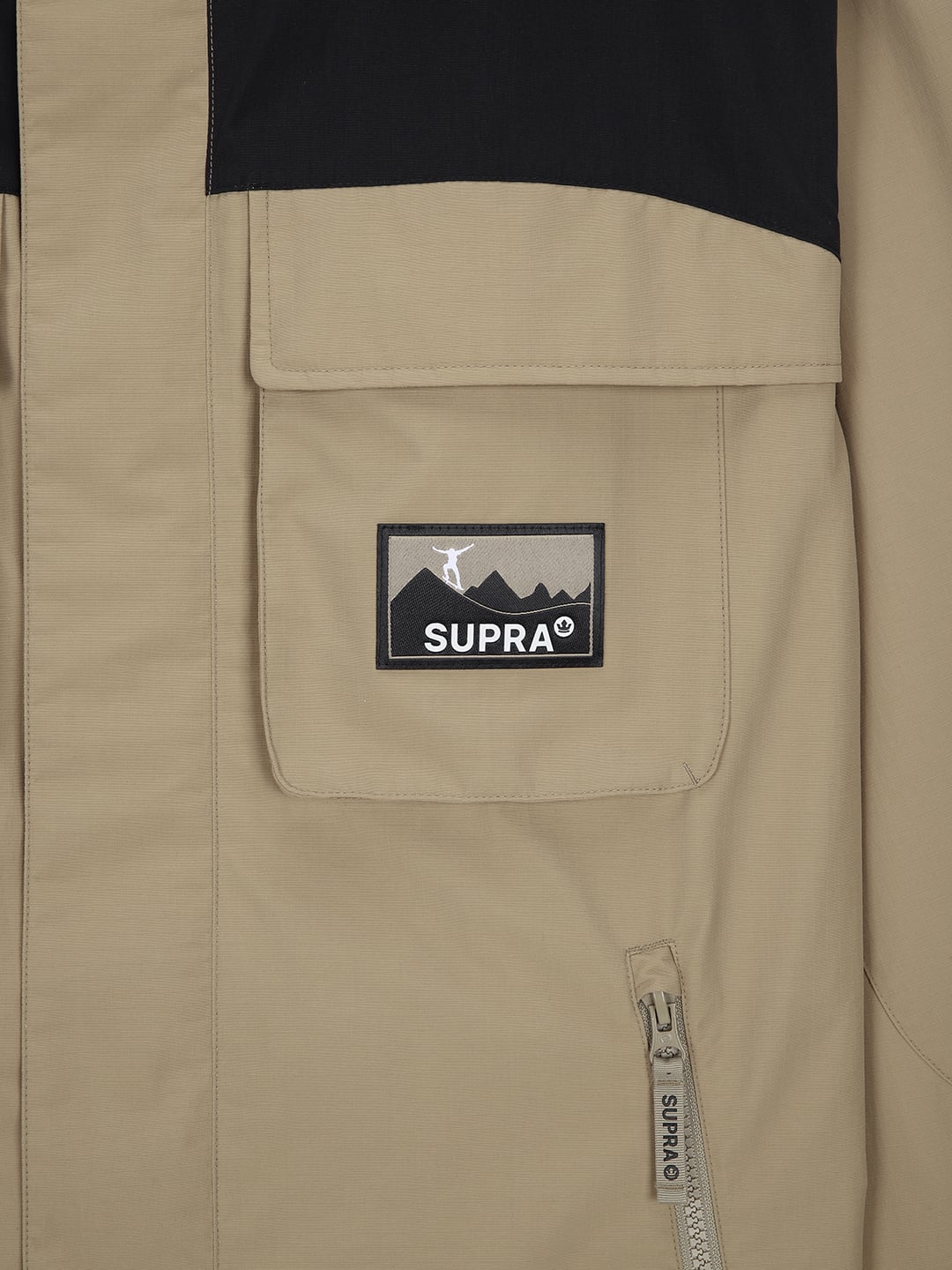 2 Pocket Color Block Windbreaker