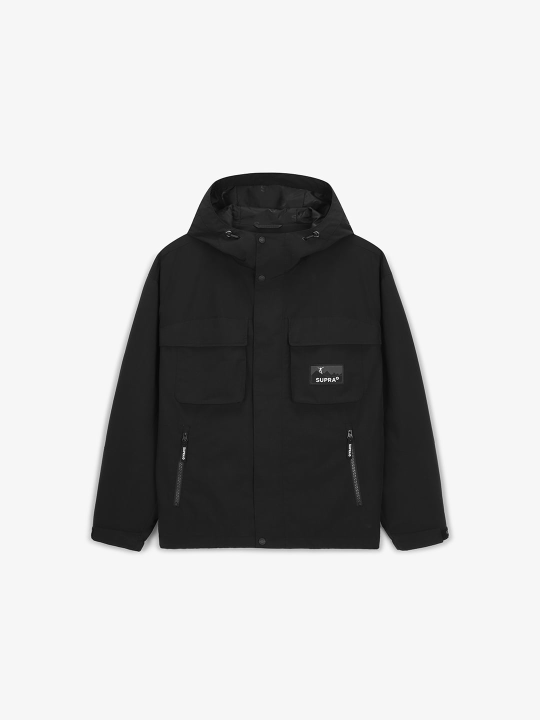 2 Pocket Color Block Windbreaker