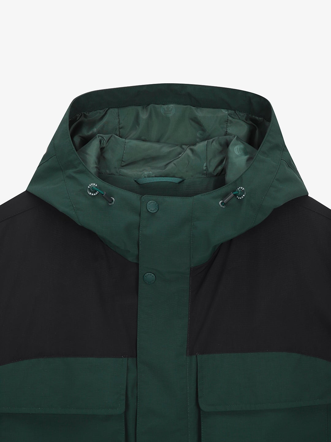 2 Pocket Color Block Windbreaker