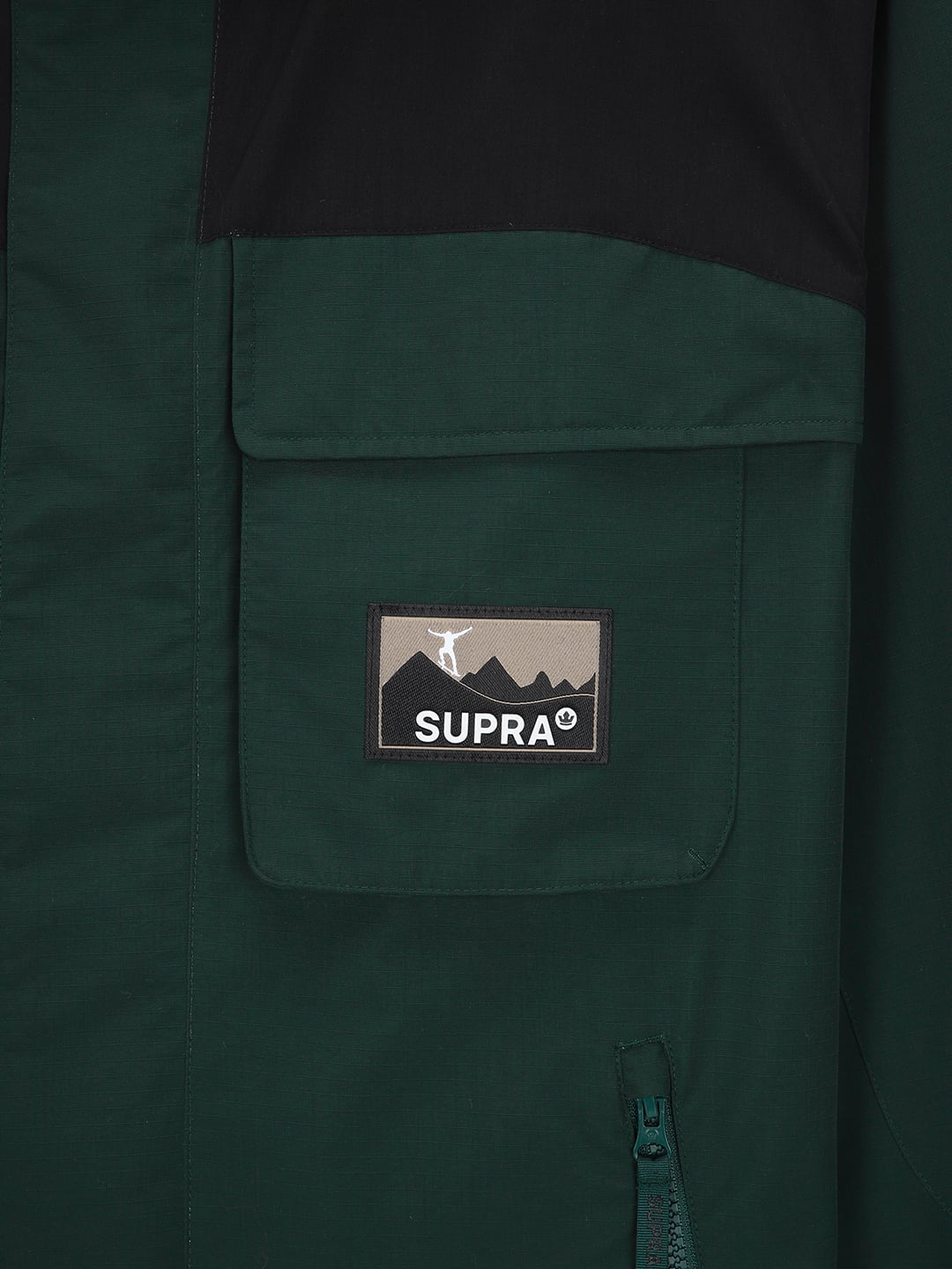 2 Pocket Color Block Windbreaker